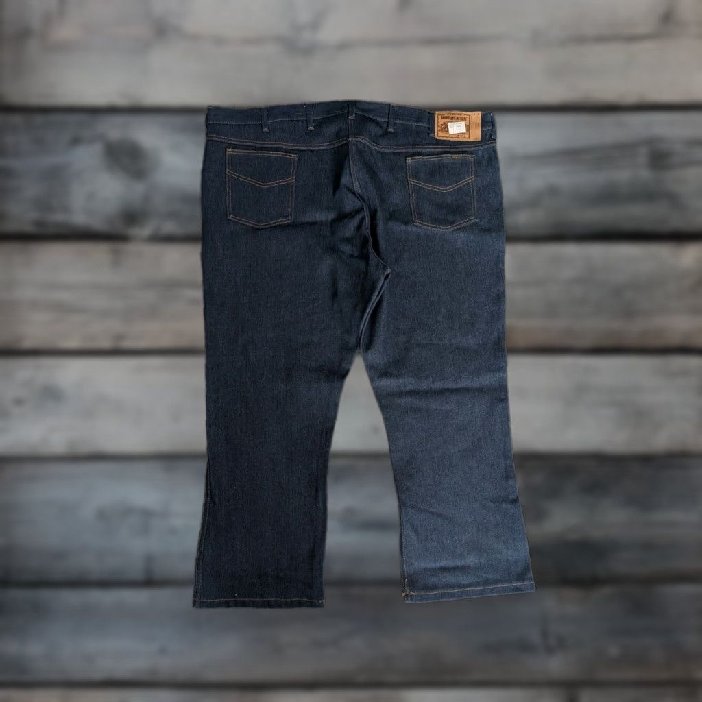 Sears Vtg Roebuck & Co. Jeans 52x29 Denim Indigo Straight Men 5-Pocket 5014-5 Cowboy 1970s Size US 36 / EU 52 - 1 Thumbnail