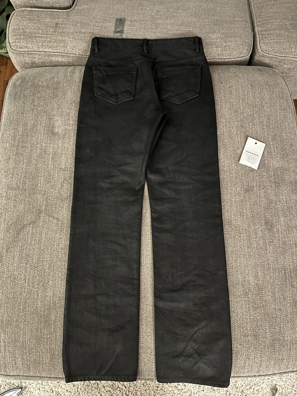 Rick Owens Rick Owens DRKSHDW Waxed Fog Cut Jeans Size US 30 / EU 46 - 2 Thumbnail