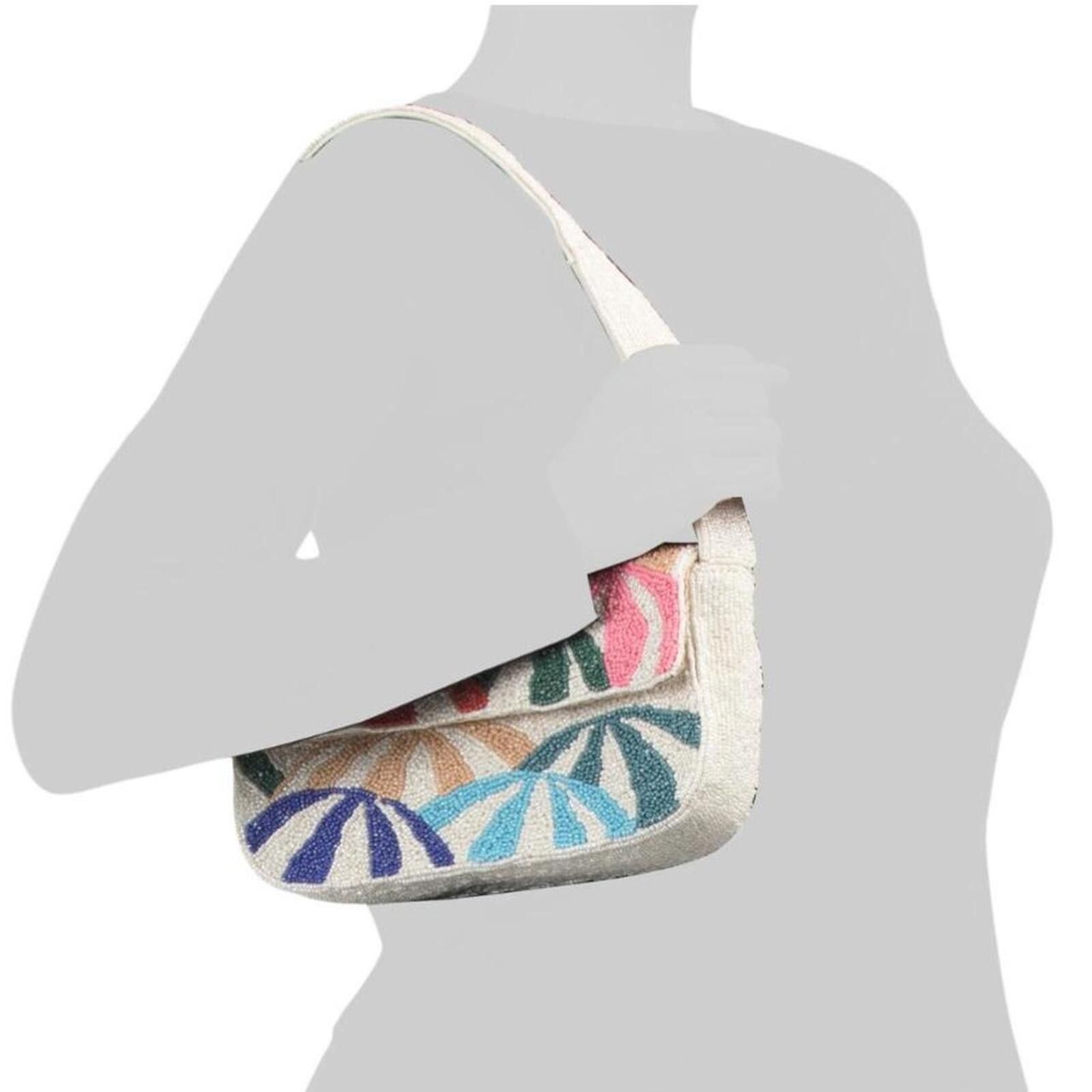 Marsell TikTok Viral Beach Umbrellas Multicolored Beaded Bag Size ONE SIZE - 3 Thumbnail