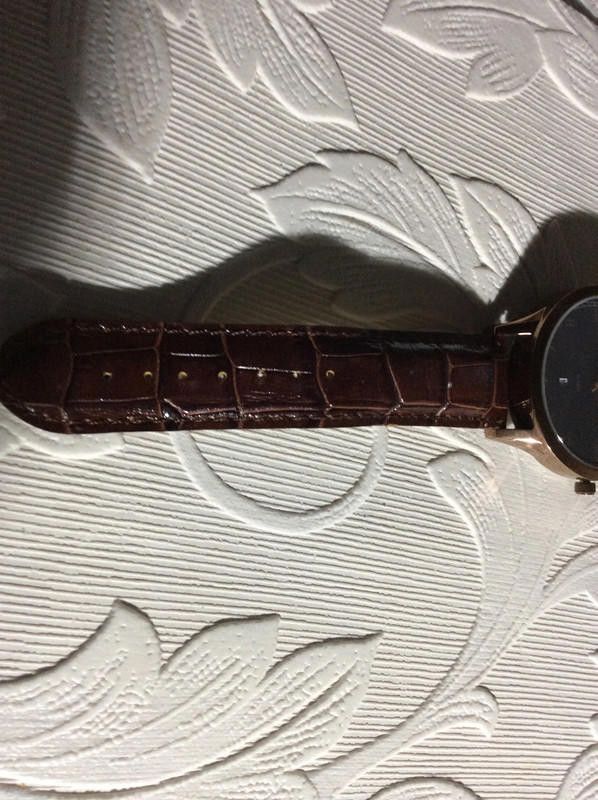 Designer Jorge Gray men's brown leather strap watch Size ONE SIZE - 9 Thumbnail