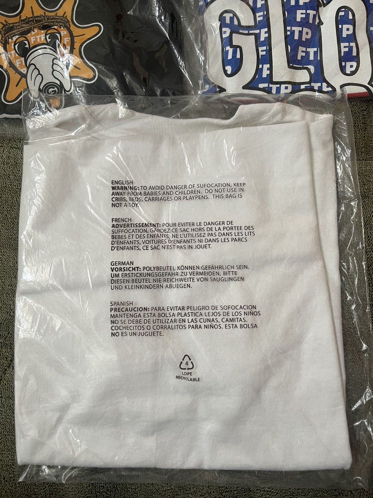 Fuck The Population × Glo Gang Medium Ftp x glo gang "Gloryboyz" logo white short sleeve Size US M / EU 48-50 / 2 - 4 Thumbnail