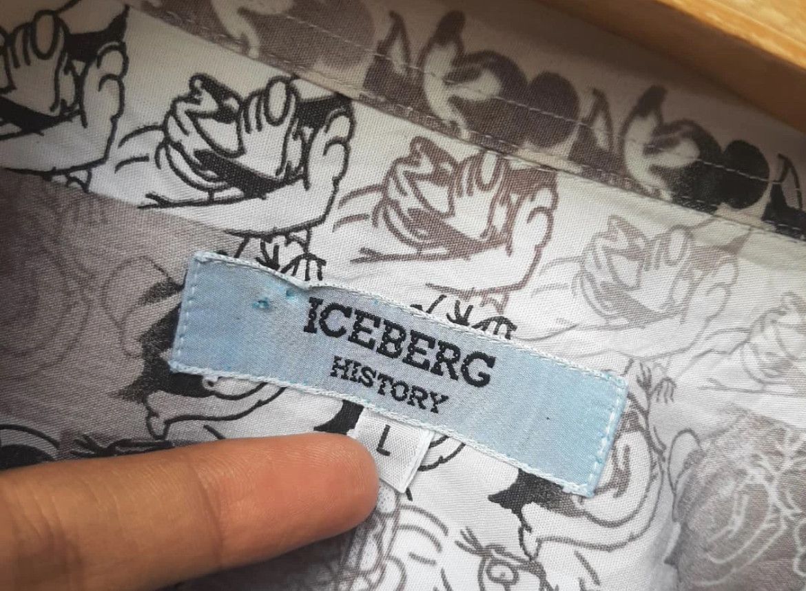 Iceberg 2000s Iceberg History Disney Button Longsleeve Shirt y2k Size US L / EU 52-54 / 3 - 5 Thumbnail