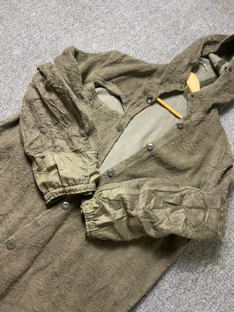 Japanese Brand Japanese Brand Military Fleece Hooded Open Jacket (184) Size US M / EU 48-50 / 2 - 5 Thumbnail