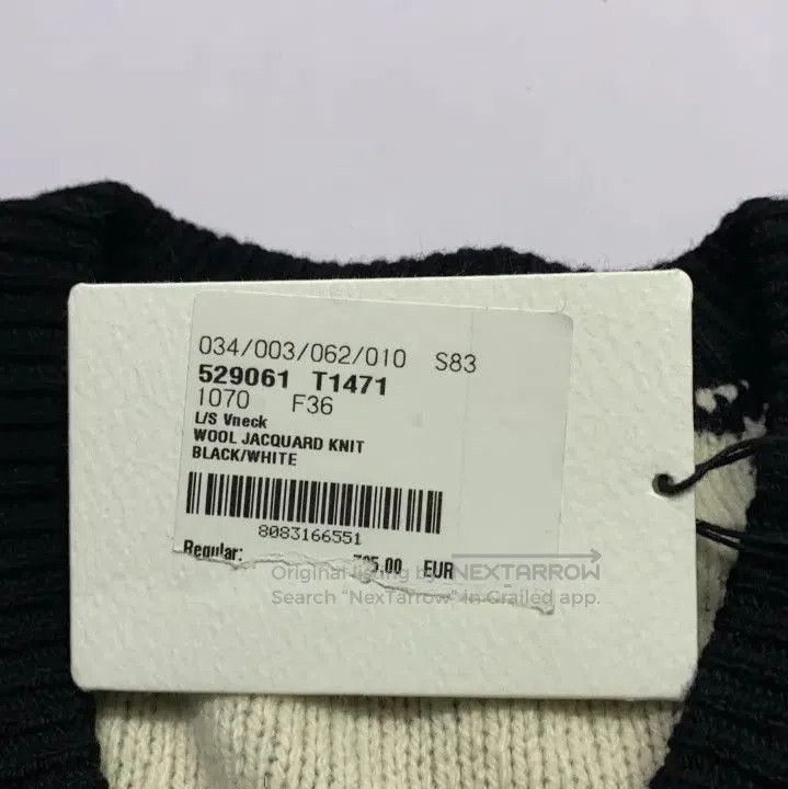Balenciaga Balenciaga Black V-Neck Casual Knit Sweater. Size US S / EU 44-46 / 1 - 3 Thumbnail