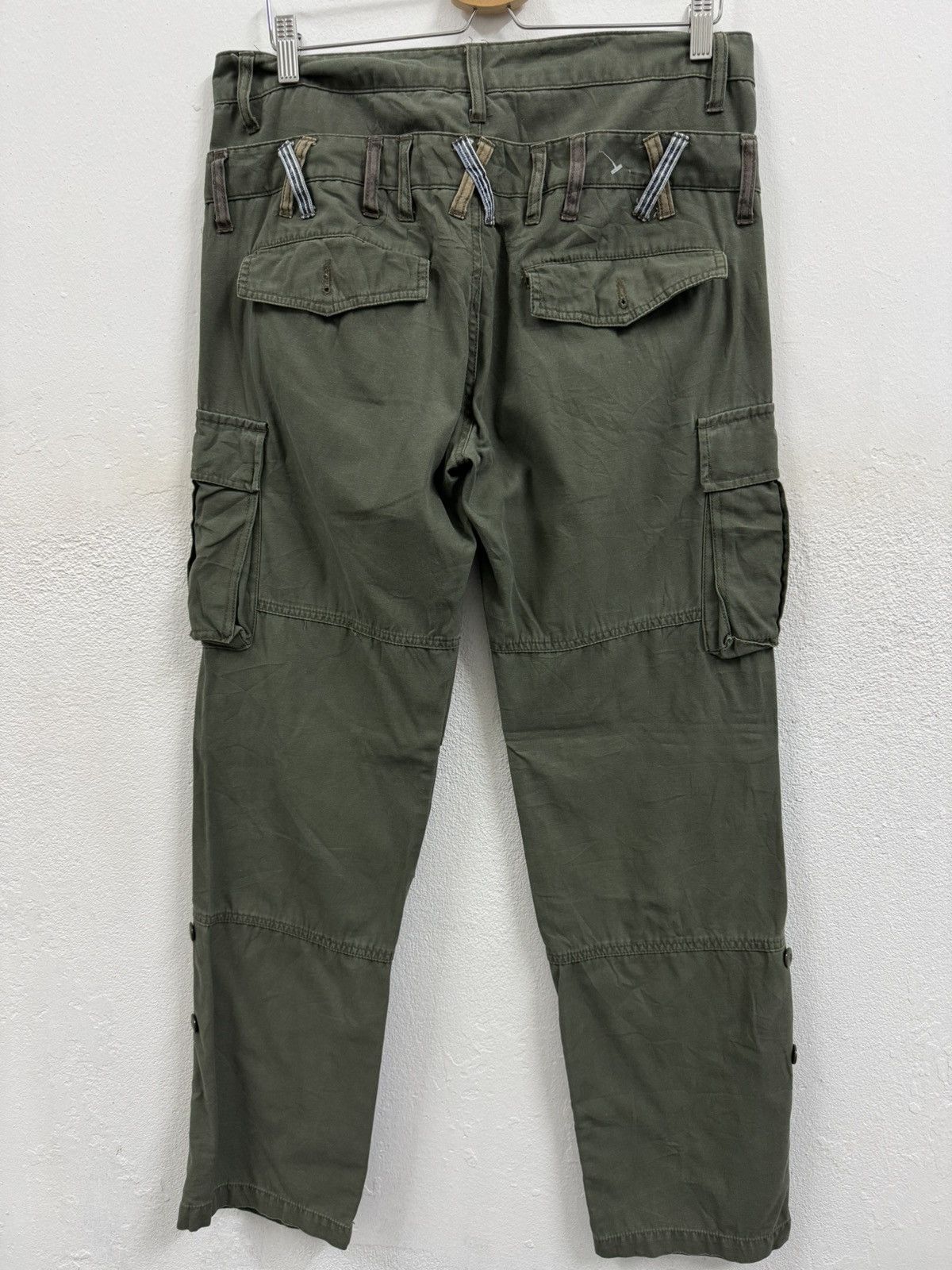 Japanese Brand × Vintage Vintage Japanese Brand Double Waist Pants 1990s Size US 34 / EU 50 - 5 Thumbnail