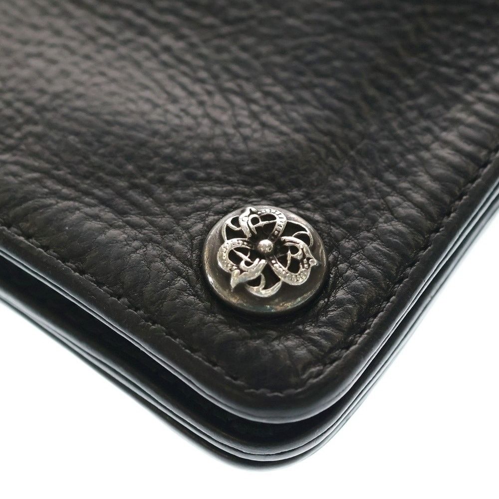 Chrome Hearts Chrome Hearts Celtic Button Leather Wallet Black Size ONE SIZE - 6 Thumbnail