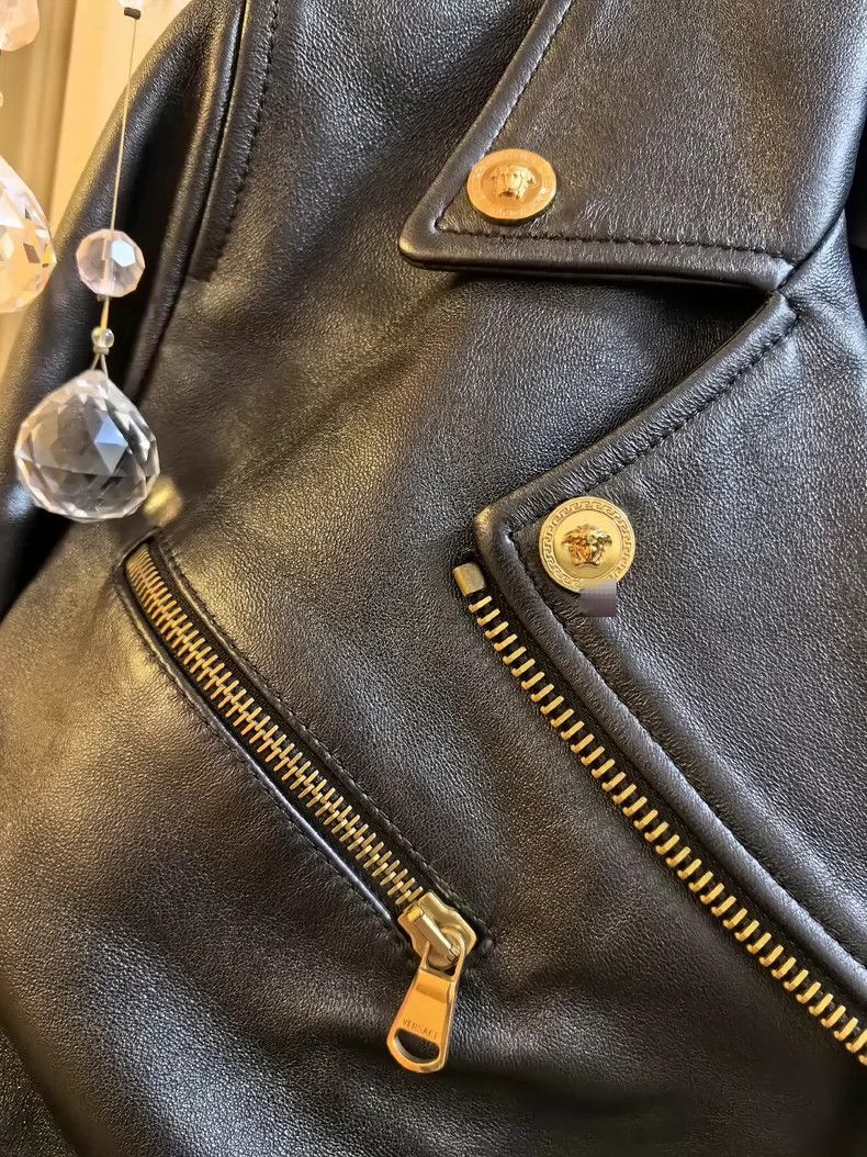 Versace Versace Pin lambskin jacket Size M / US 6-8 / IT 42-44 - 7 Thumbnail