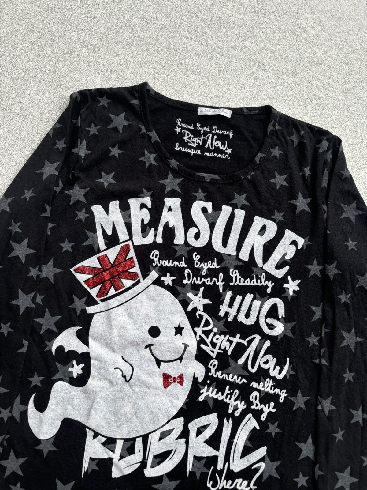 Hysteric Glamour Y2k Colza Measure Star Longsleeve Size US M / EU 48-50 / 2 - 2 Thumbnail