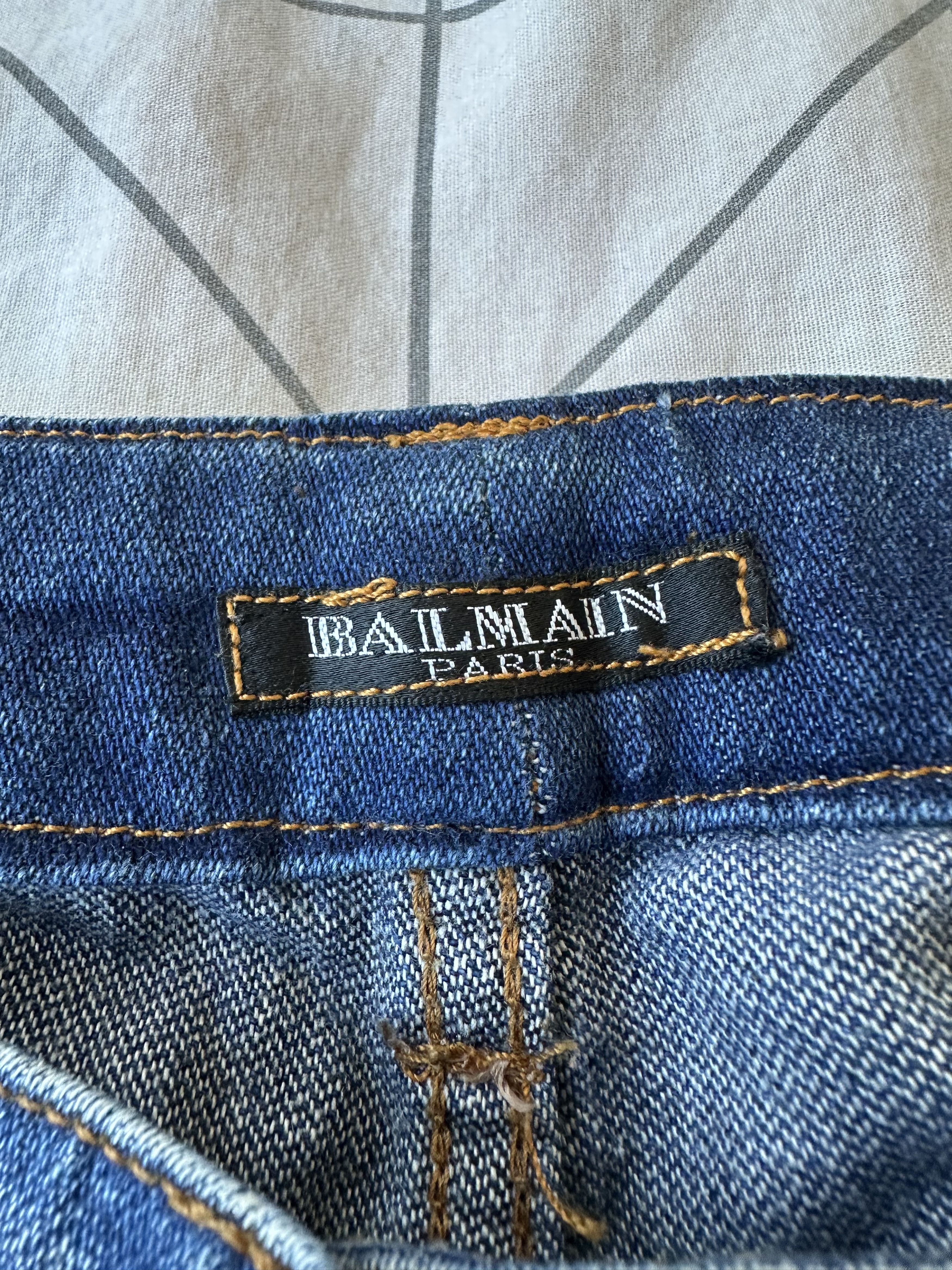 Balmain Balmain Distressed Washed Decarnin Era Denim Size US 30 / EU 46 - 7 Thumbnail