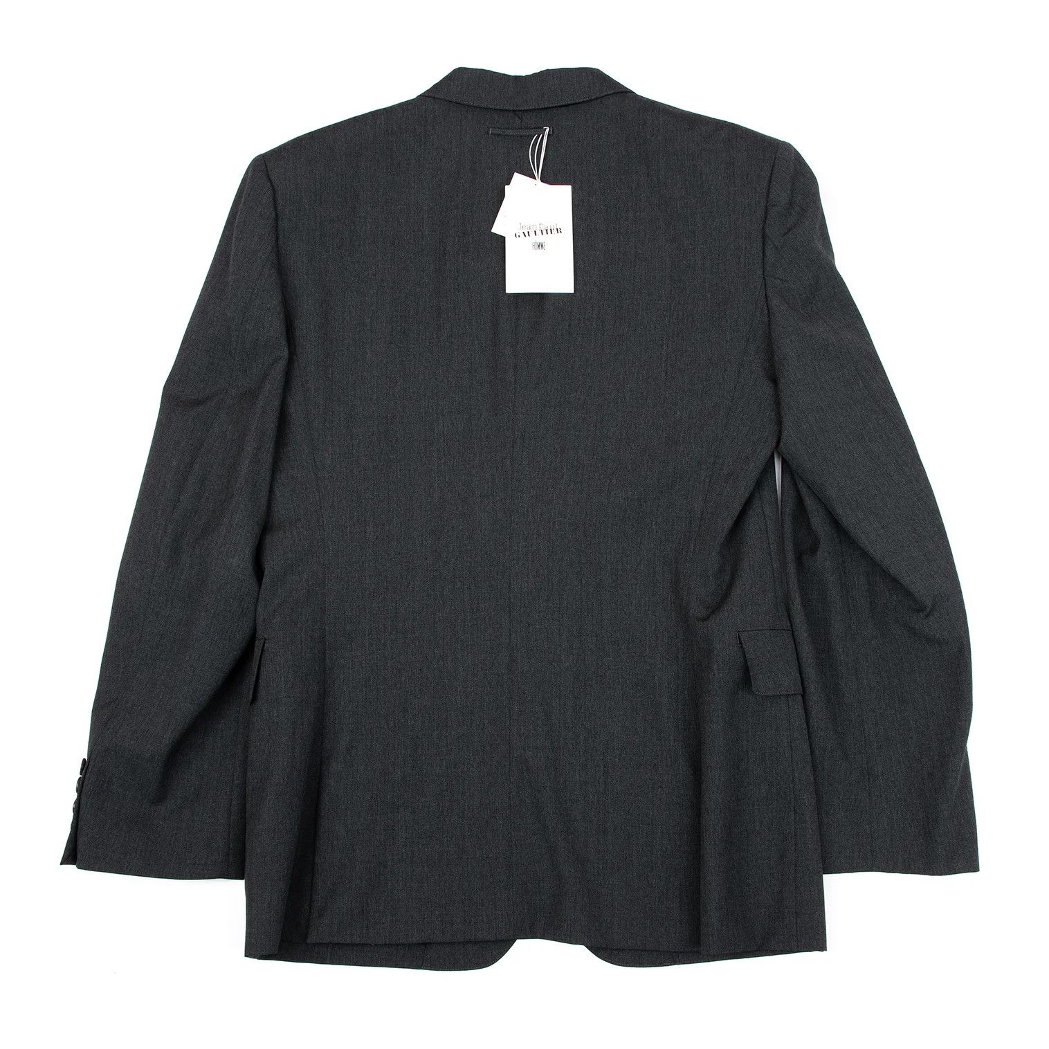 Jean Paul Gaultier Wool 3B Jacket in Gray Size 50 with Shoulder Pads Size US M / EU 48-50 / 2 - 12 Thumbnail