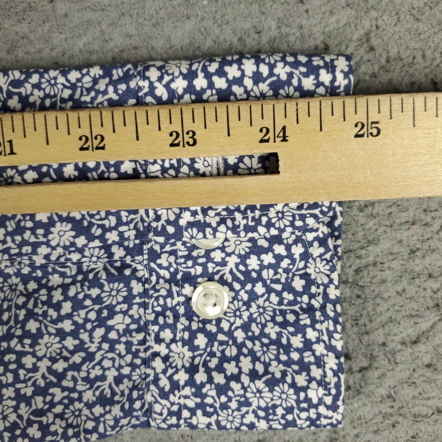 Brooks Brothers Brooks Brothers Shirt Mens Small Blue White Floral Regent Button Up Long Sleeve Size US S / EU 44-46 / 1 - 6 Thumbnail