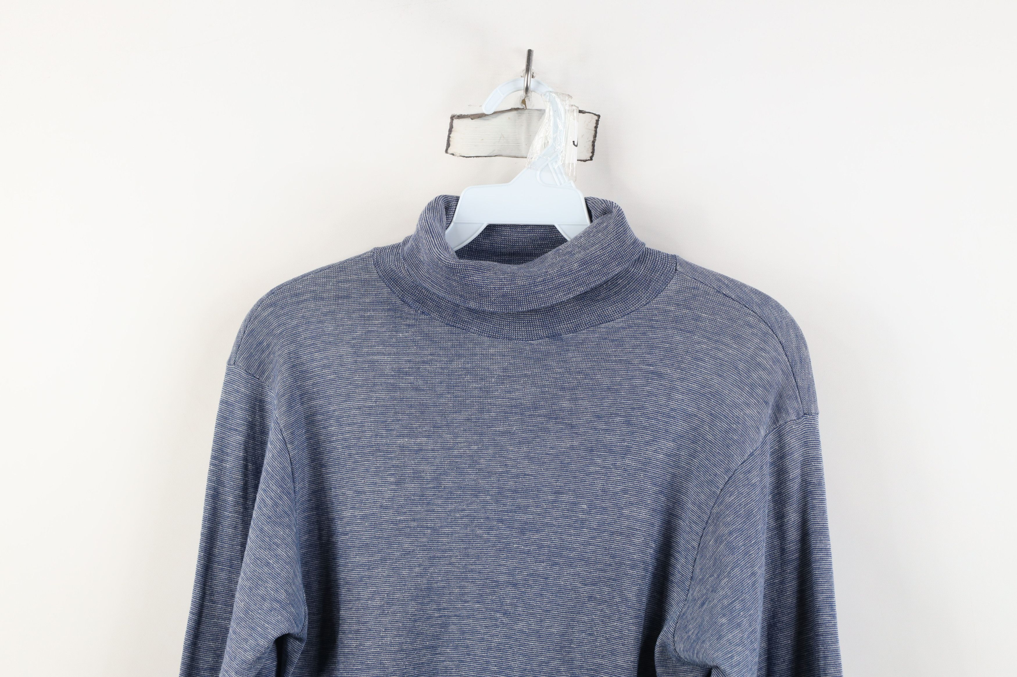Vintage Vintage 70s Streetwear Thermal Knit Turtleneck T-Shirt USA Size S / US 4 / IT 40 - 2 Thumbnail