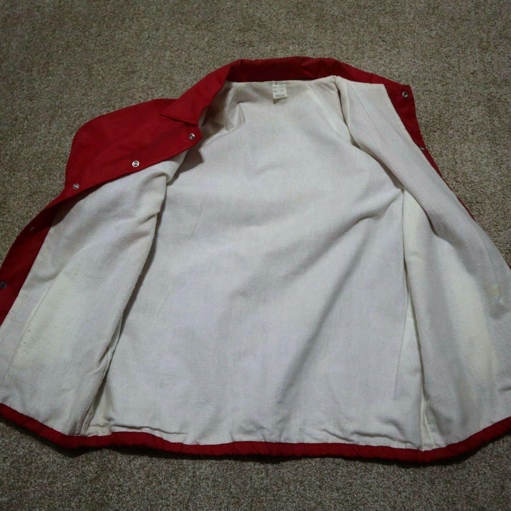 Vintage VINTAGE Moose Lodge 1470 Jacket - Red Satin Basic Jacket Men L 1980s Virginia US Size US L / EU 52-54 / 3 - 8 Thumbnail
