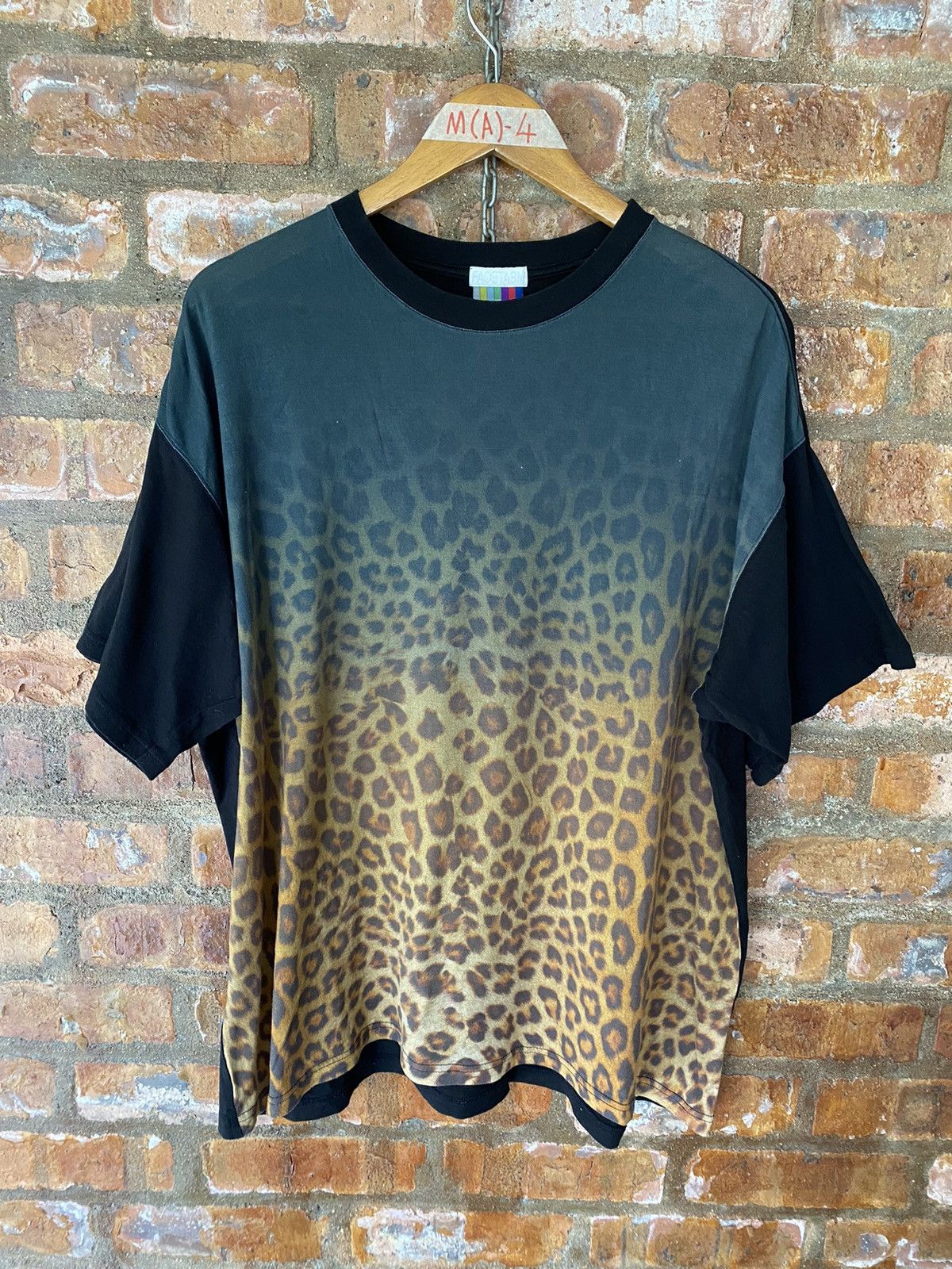 Facetasm × Japanese Brand × Nepenthes 2000s FACETASM Gradian leopard oversized tee Size US XL / EU 56 / 4 - 2 Thumbnail