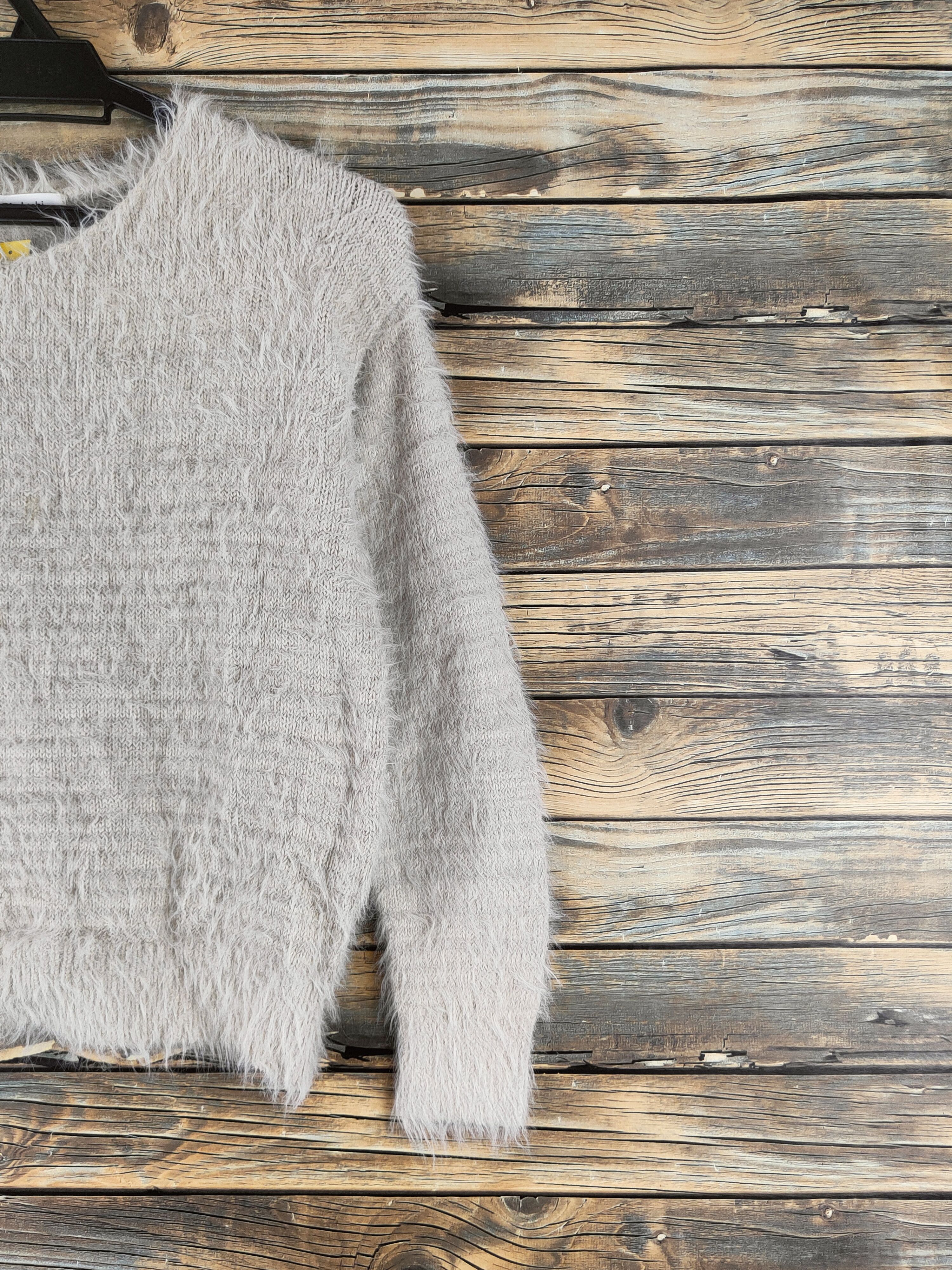 Japanese Brand DL Te Chici Terrasse Beige Fur Mohair Knitwear #46-450 Size XS / US 0-2 / IT 36-38 - 5 Thumbnail