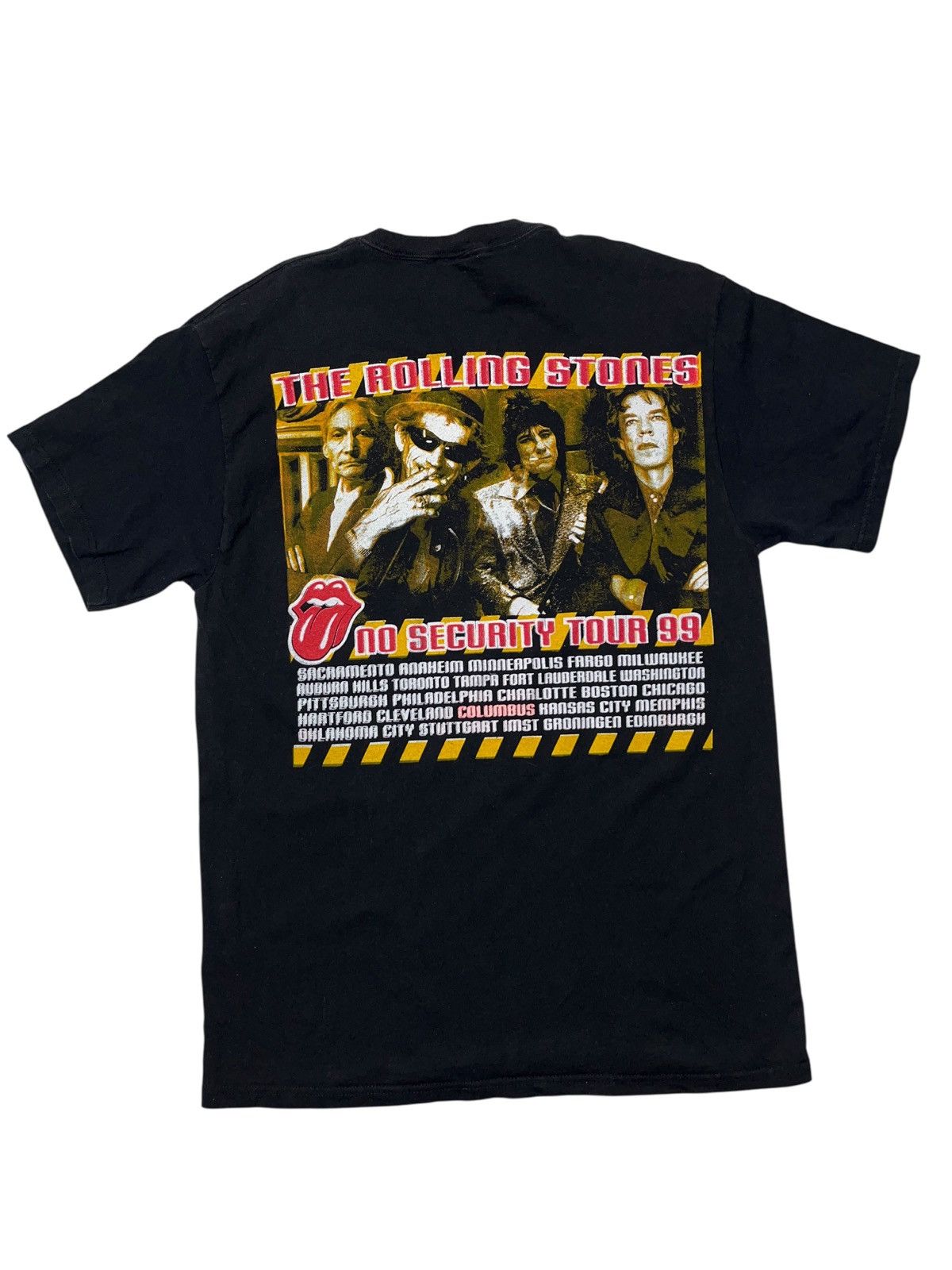 The Rolling Stones Vintage 1999 The Rolling Stones No Security Tour T-shirt Size US L / EU 52-54 / 3 - 2 Thumbnail