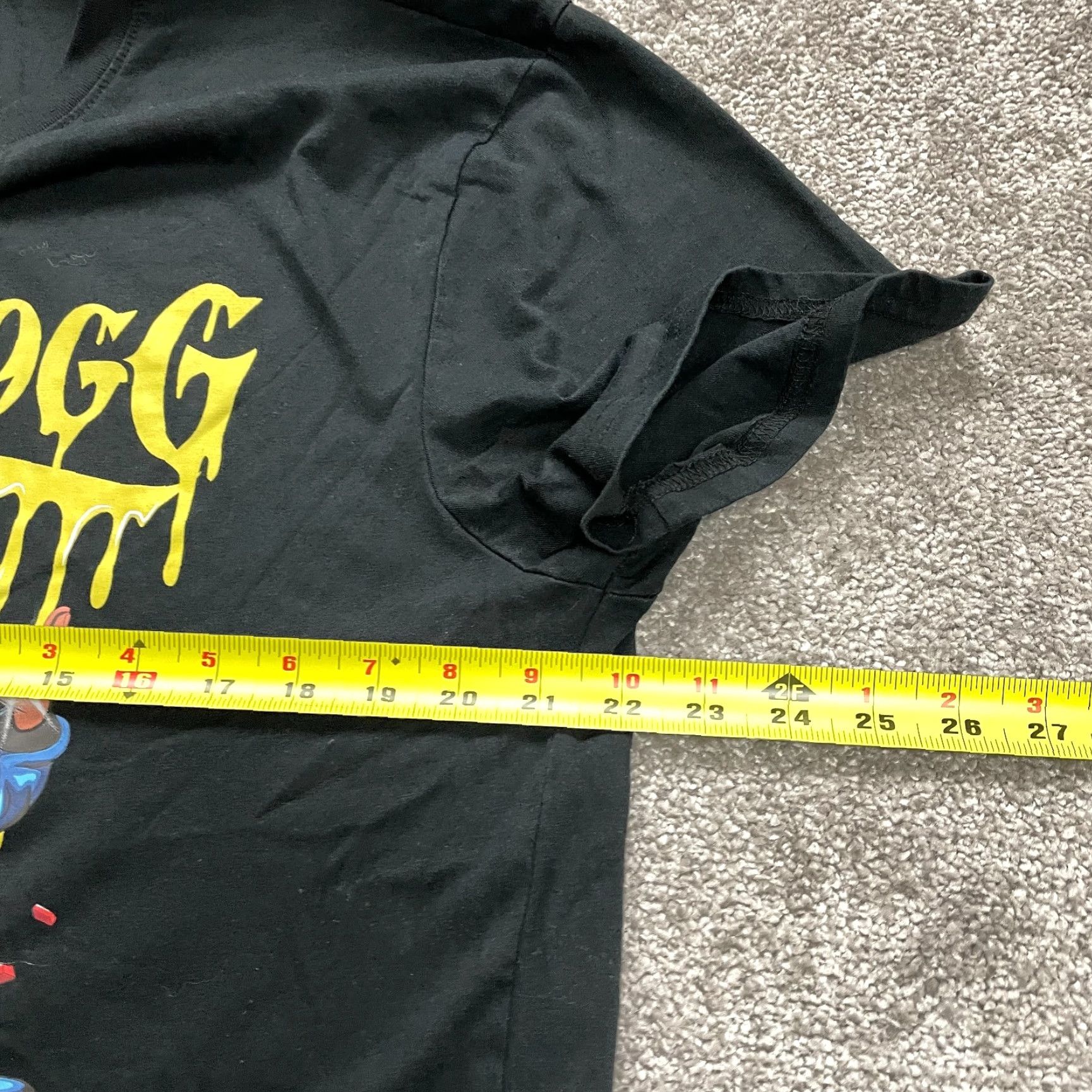 Vintage Snoop Dogg Graphic T-Shirt Large Black Crew Neck Short Sleeve Cotton Tee Mens Size US L / EU 52-54 / 3 - 7 Thumbnail