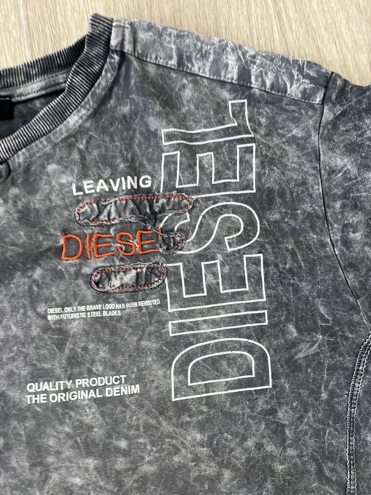 Diesel Vintage Diesel y2k t shirt rare Size US M / EU 48-50 / 2 - 3 Thumbnail