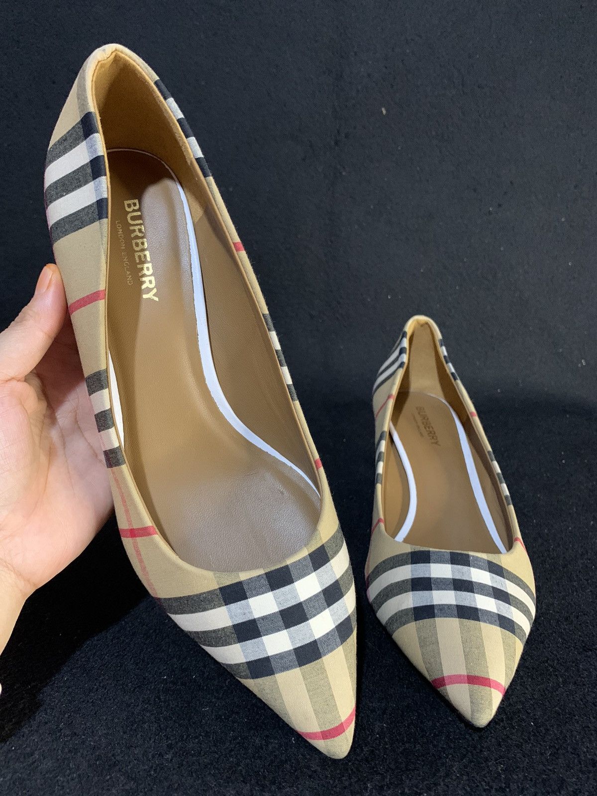 Burberry Authentic Burberry Plaid heels Grailed
