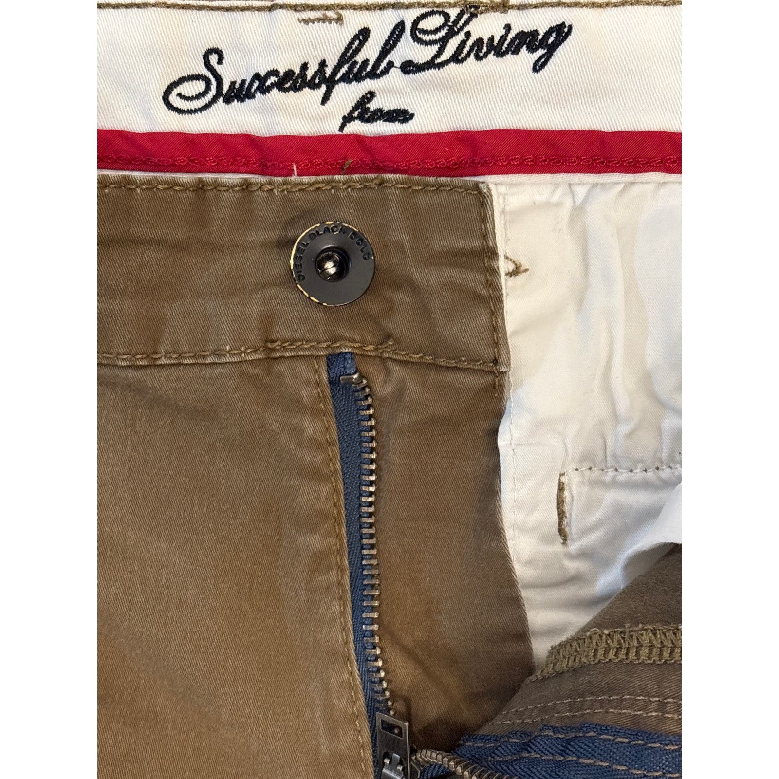 Diesel “Successful living” from Diesel Industry Denim Tan sz 29 Size US 29 - 4 Thumbnail
