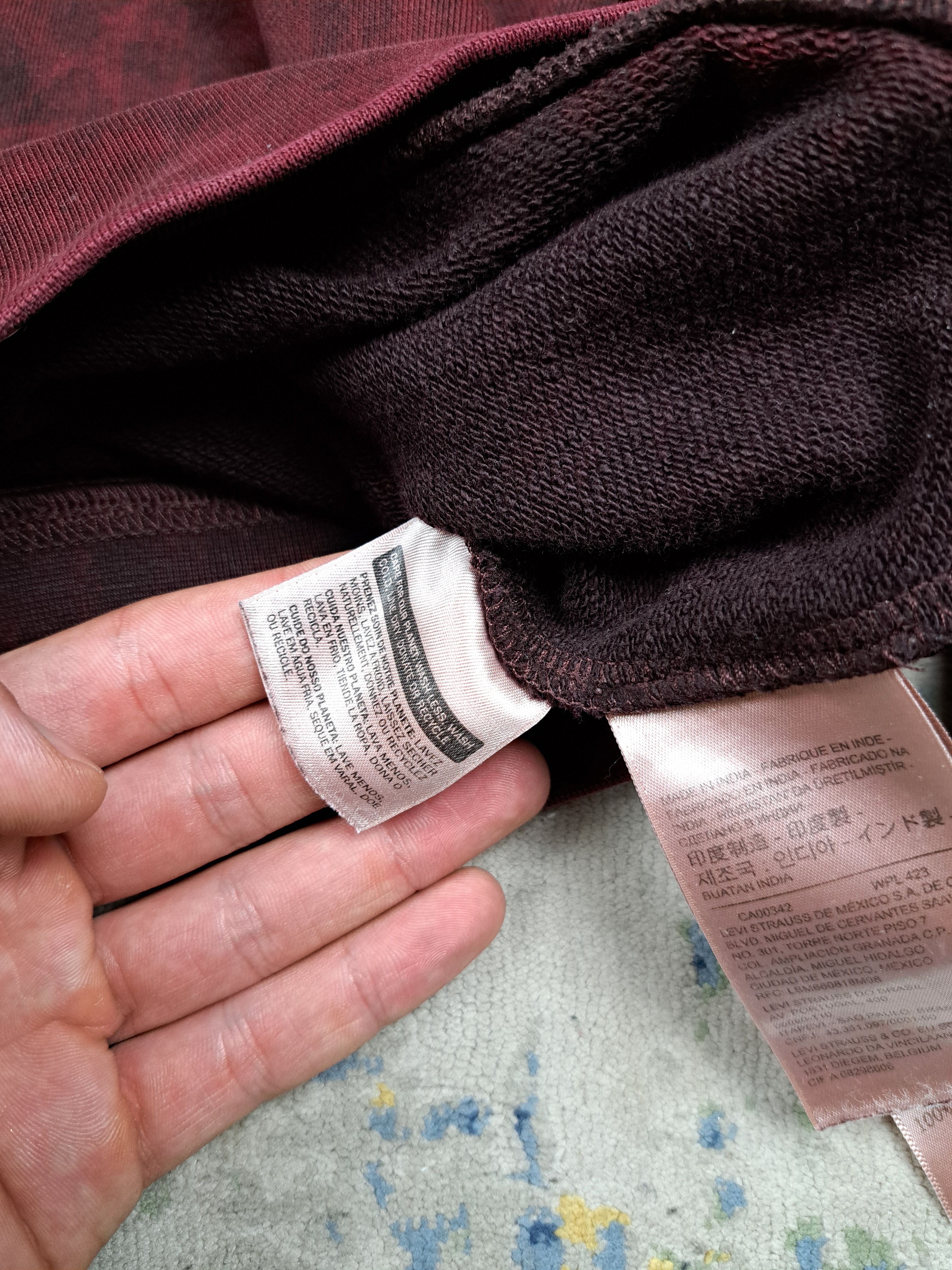 Levi's Levis Heavyweight Boxy Crewneck Garment Dyed Sweatshirt Size US XL / EU 56 / 4 - 7 Thumbnail