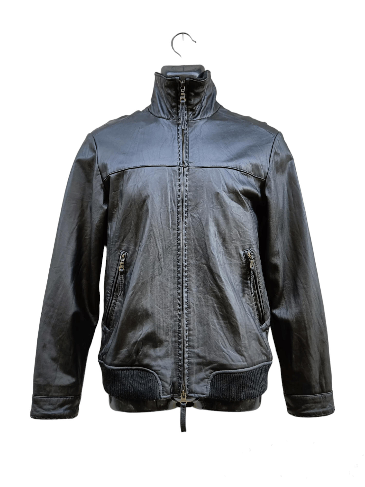 Genuine Leather Steal🔥 Black Sheepskin Crutch Co Leather Jackets Size US S / EU 44-46 / 1 - 1 Thumbnail