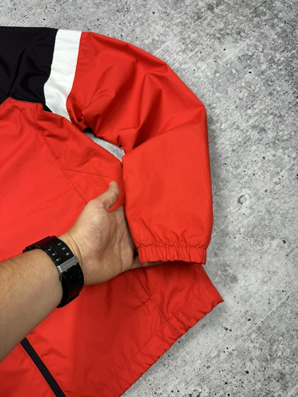 Nike × Vintage Vintage Nike Athletico Madrid Y2K Nylon Soccer Bomber Jacket Size US S / EU 44-46 / 1 - 7 Thumbnail