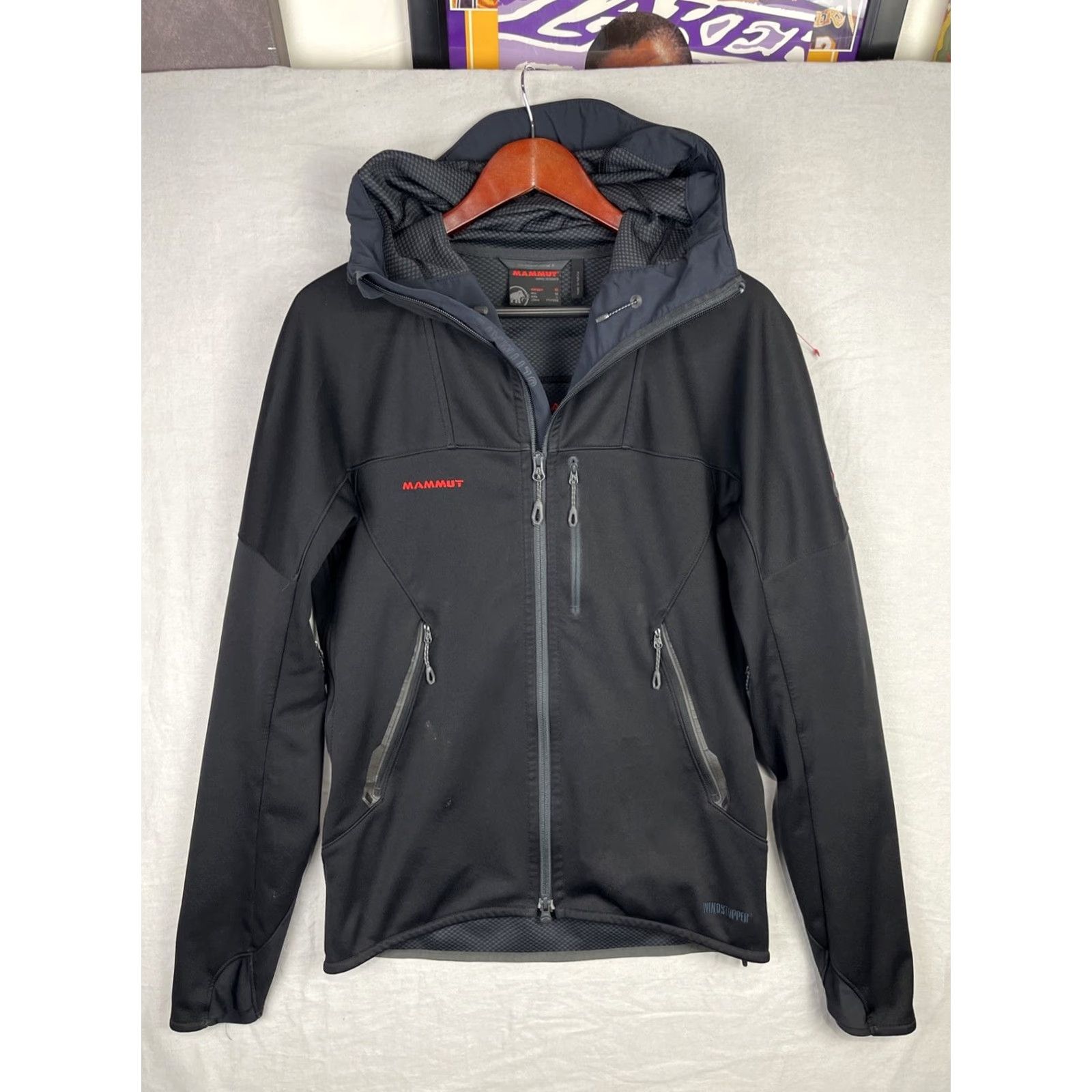 Mammut Mammut Jacket Womens Medium Black Ultimate Hoody Windstopper Full Zip Outdoor Size M / US 6-8 / IT 42-44 - 2 Thumbnail