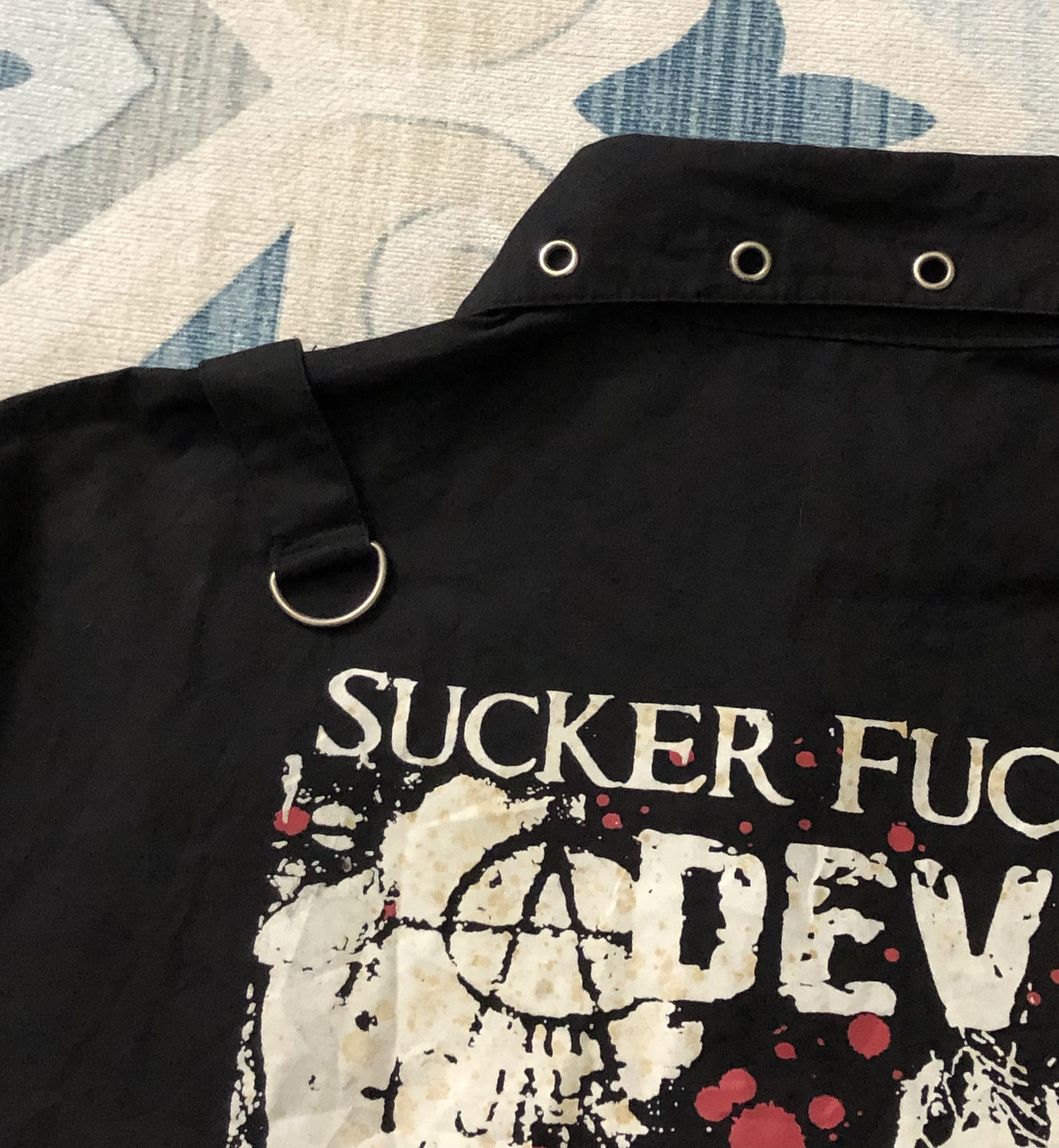 Japanese Brand RARE🔥GOTHIC LOLITA & PUNK SEDITIONARIES BUTTON UPS UNISEX Size US M / EU 48-50 / 2 - 12 Thumbnail