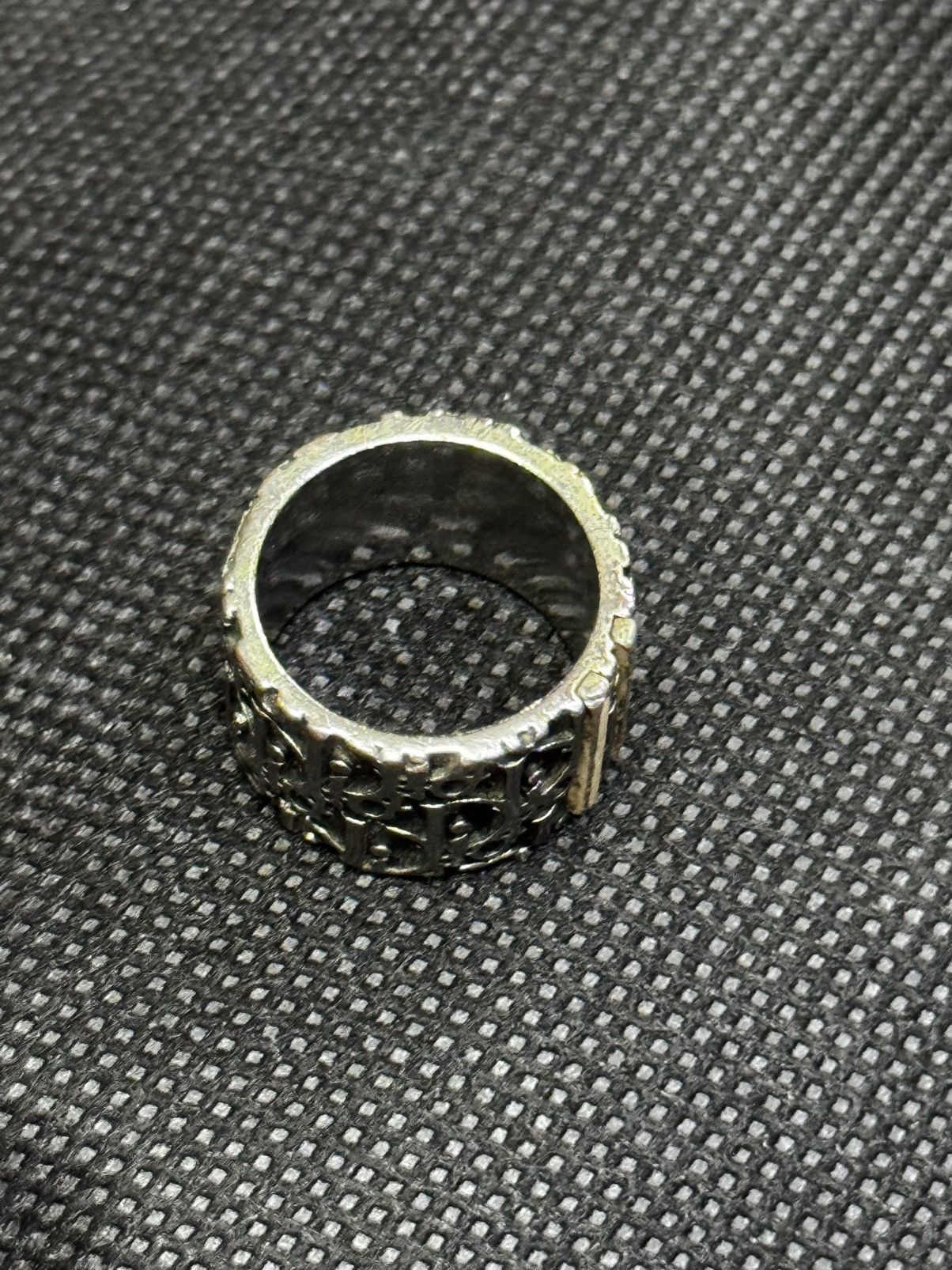 Dior CHRISTIAN DIOR MONOGRAM ENAMEL RING SIZE 6 Size ONE SIZE - 4 Thumbnail
