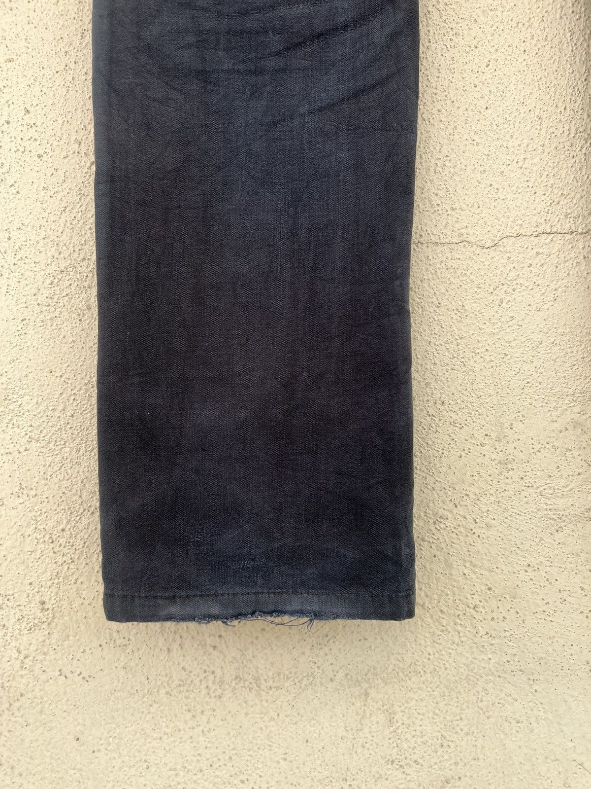Comme des Garcons Homme Vintage 2005 CDGH AD2005 Distress Faded Waxed Chinos Pant Size US 30 / EU 46 - 19 Thumbnail