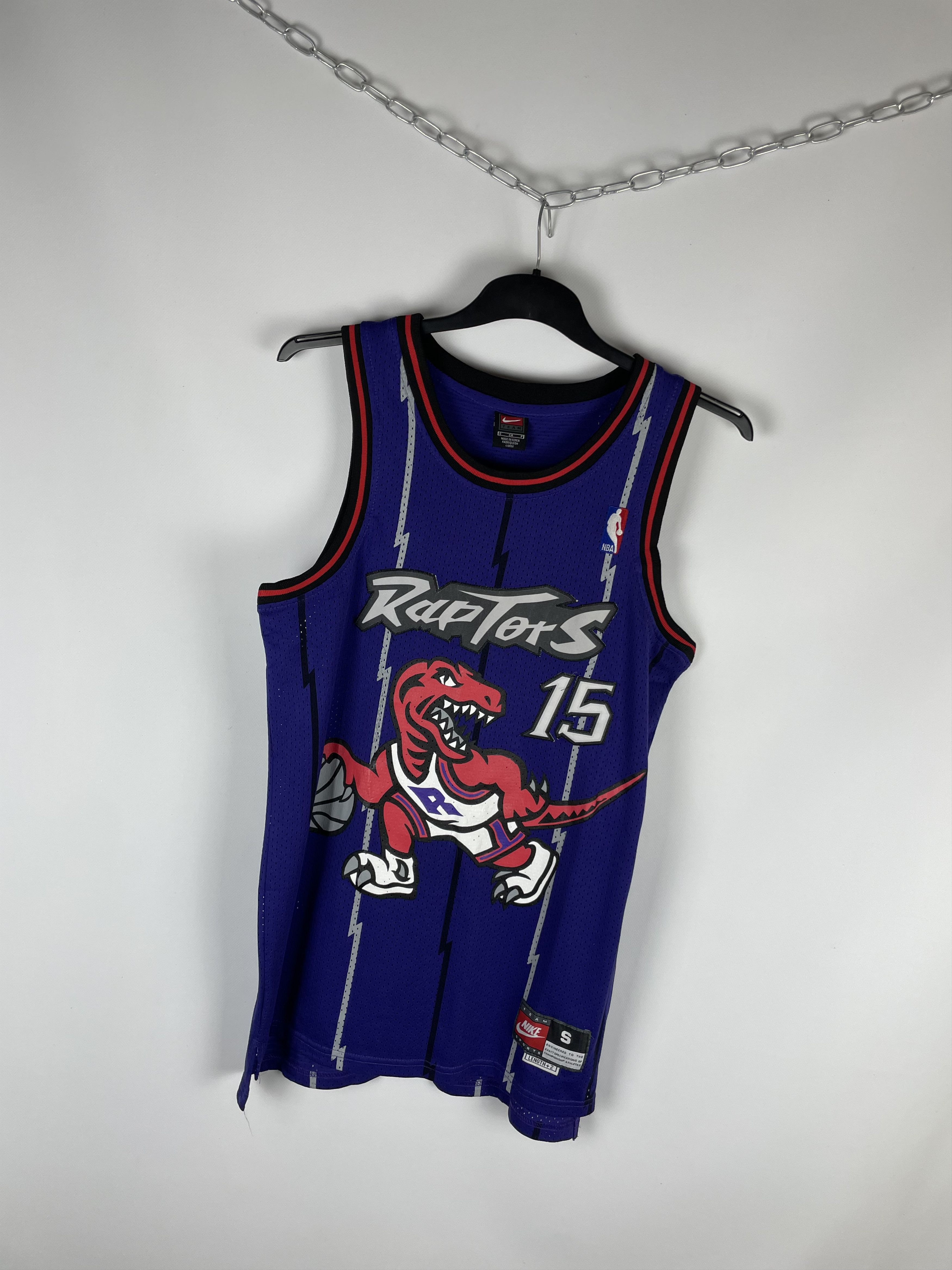 NBA × Nike × Vintage Toronto Raptors Nike Vince Carter Jersey Size US S / EU 44-46 / 1 - 2 Thumbnail