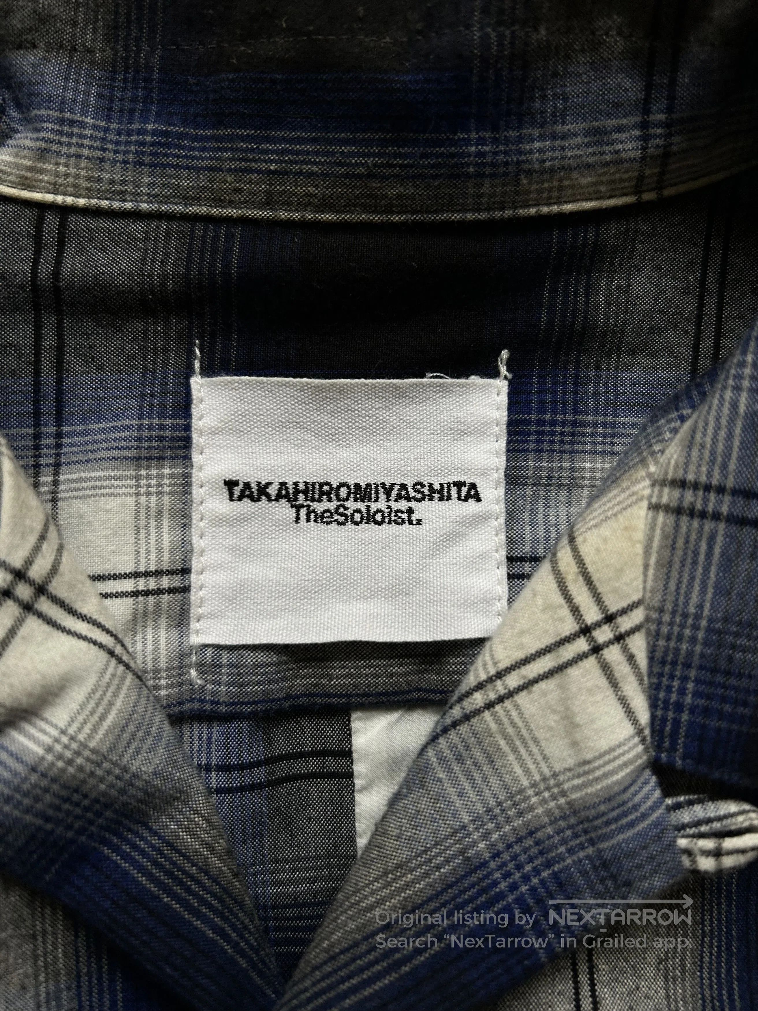 Takahiromiyashita The Soloist. TAKAHIROMIYASHITA TheSoloist Plaid Shirt. Size US M / EU 48-50 / 2 - 8 Thumbnail
