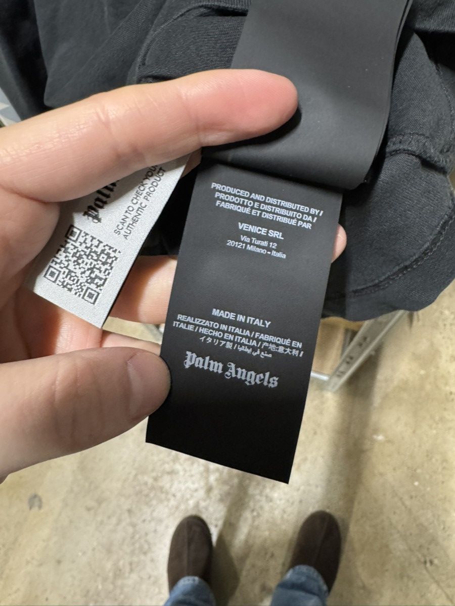 Palm Angels Palm Angels Burning Logo T-Shirt NEW 475$ Size US XS / EU 42 / 0 - 6 Thumbnail