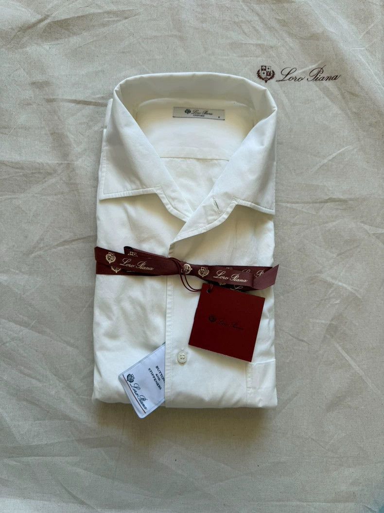 Loro Piana Loro Piana Andre Cotton Shirt- Size US S / EU 44-46 / 1 - 1 Thumbnail