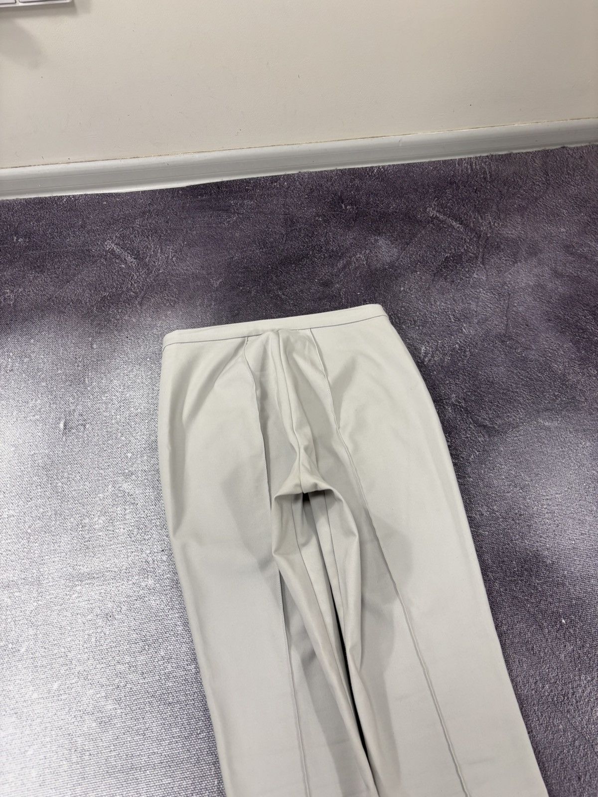 Annette Gortz Annette Gortz Women’s Light Grey Cotton Blend Pants Trousers Size 28" / US 6 / IT 42 - 15 Thumbnail