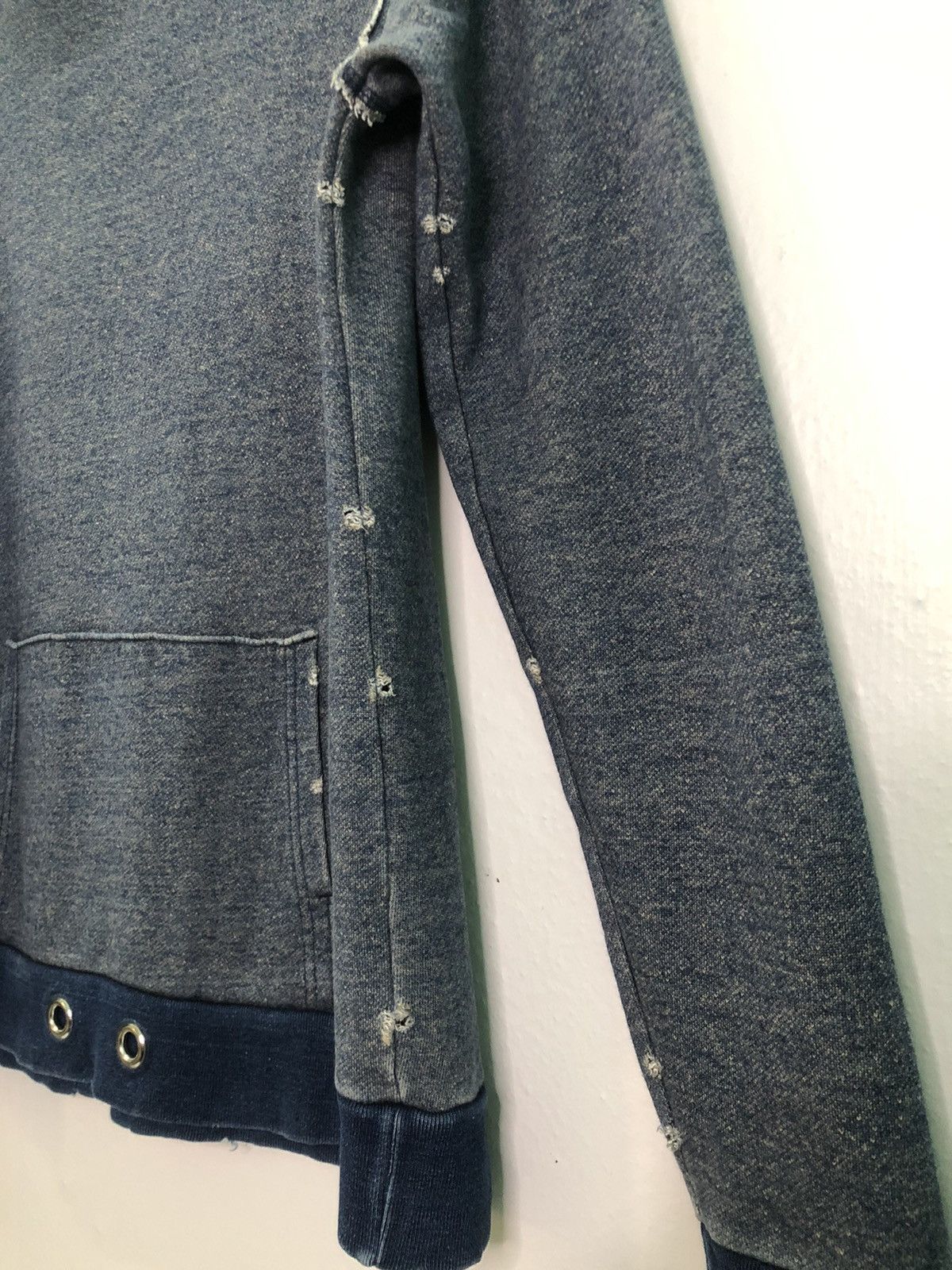 Japanese Brand × Vintage Vintage Blue Glow Hoodie Size US S / EU 44-46 / 1 - 9 Thumbnail