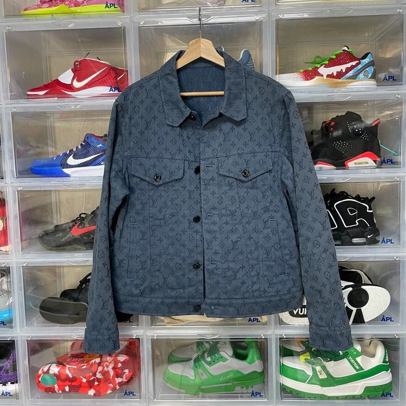 Louis Vuitton Louis Vuitton Monogram Denim Jacket-2505 Size US L / EU 52-54 / 3 - 1 Thumbnail