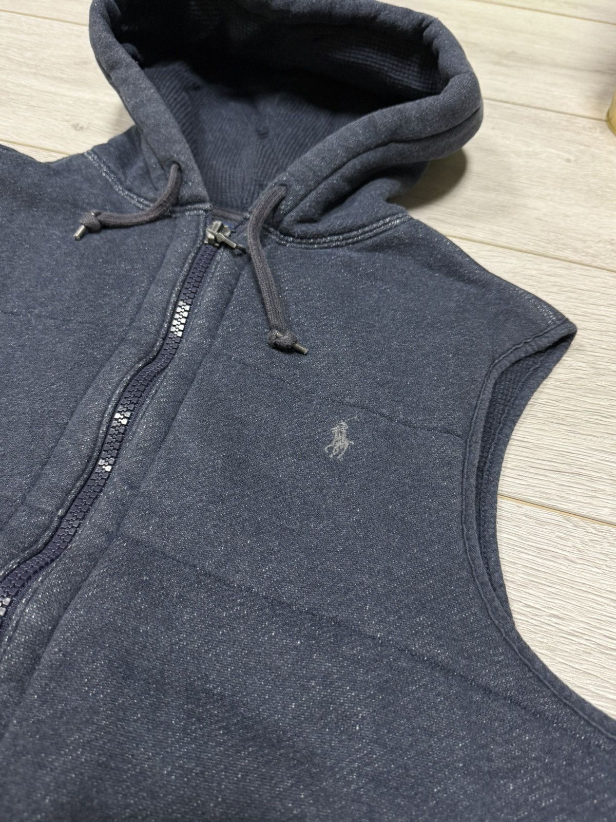Polo Ralph Lauren POLO Ralph Lauren vintage zip vest jacket hooded Size US L / EU 52-54 / 3 - 5 Thumbnail