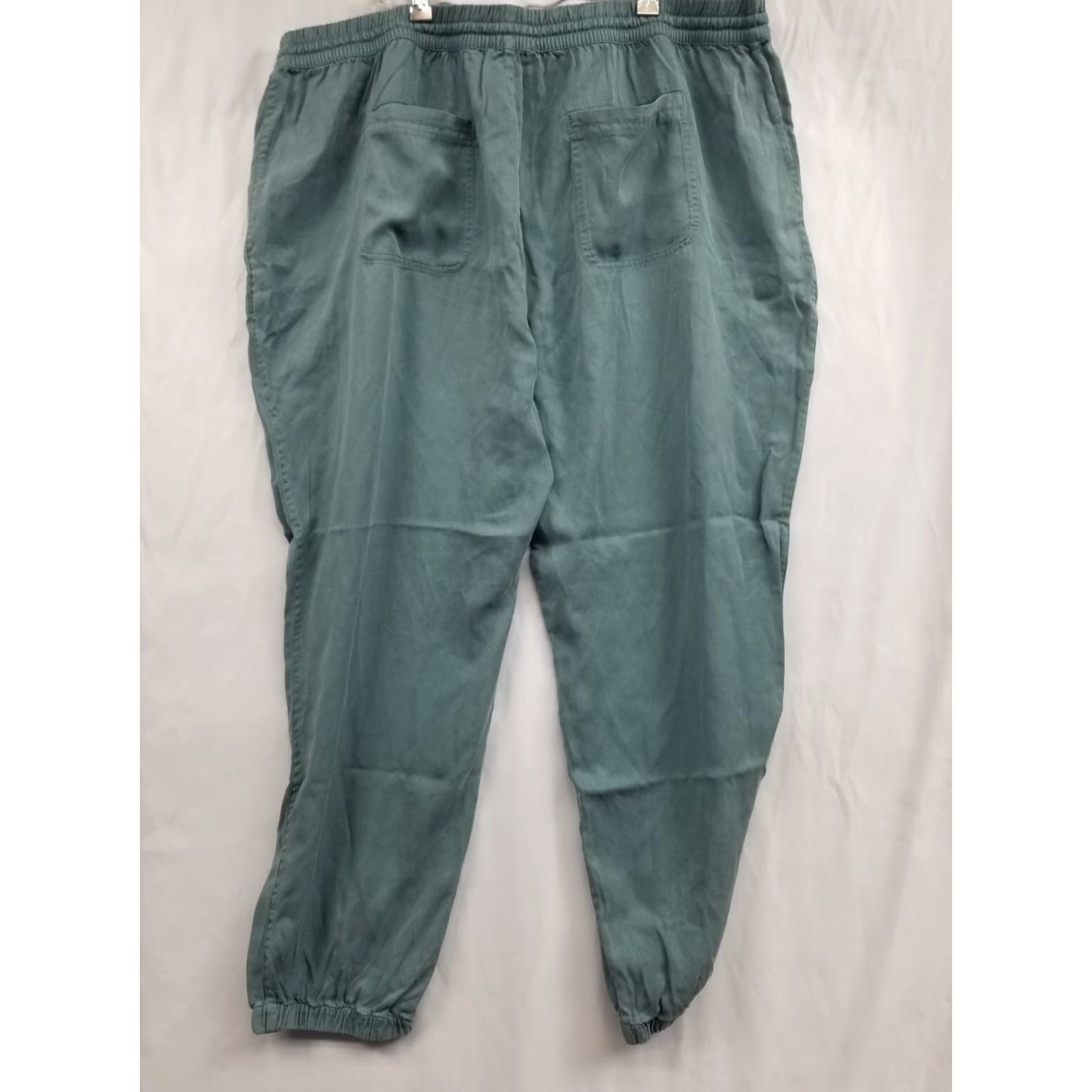 FatFace Fat Face Trousers Jogger Women's Size 20 Green Pockets Elastic Waist Casual NWT Size 42" / US 20 - 2 Thumbnail