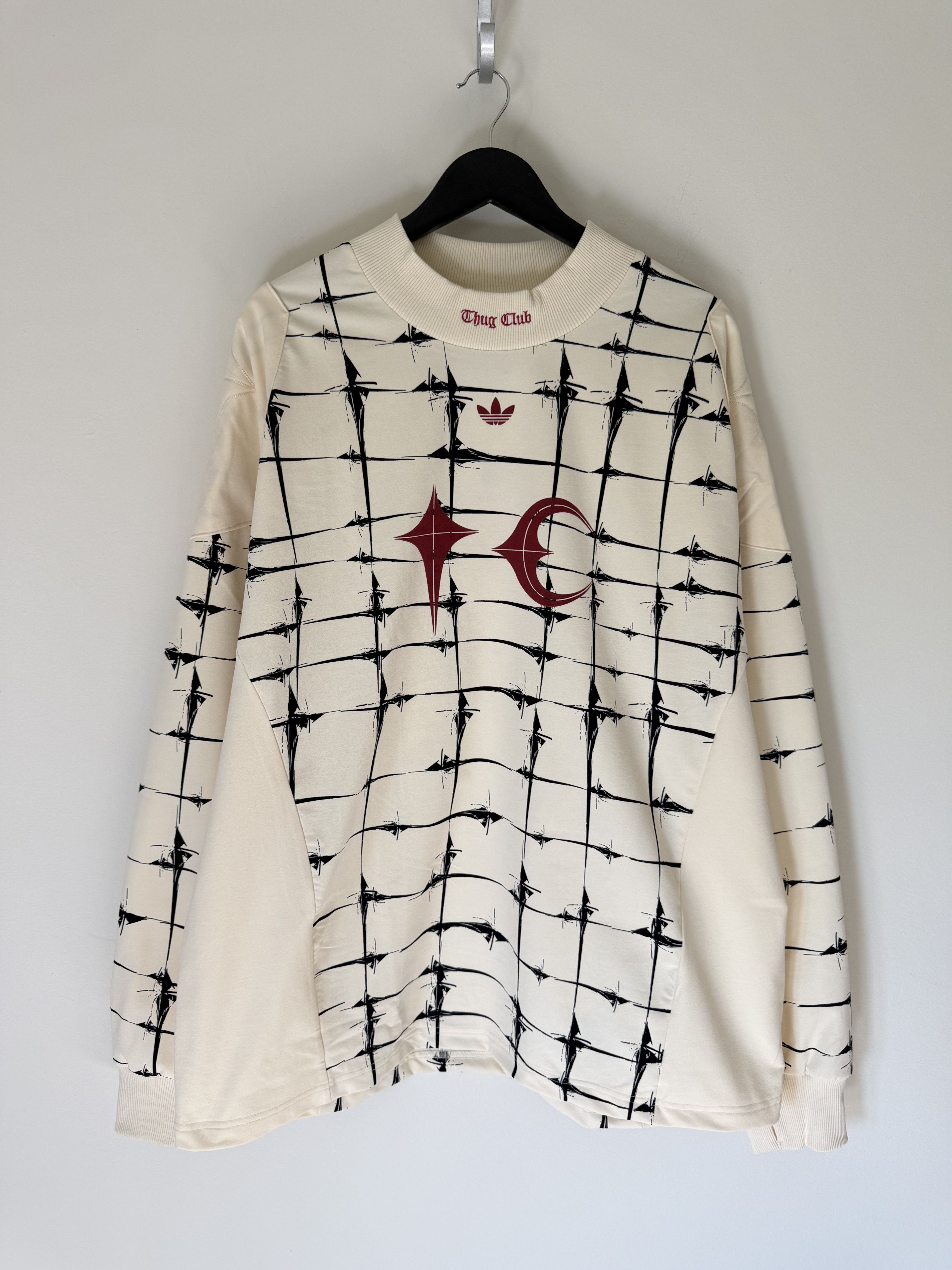 Adidas × Thug Club Thug Club Adidas Goalie Long Sleeve in White Size US XL / EU 56 / 4 - 1 Thumbnail