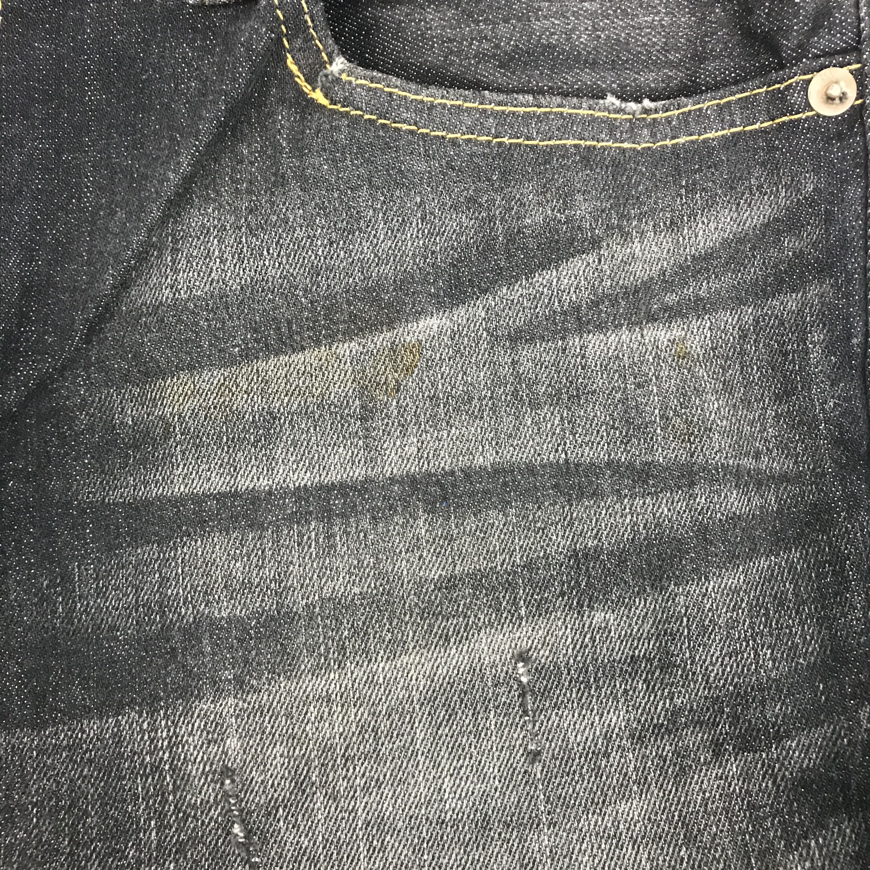 Jun Takahashi × Uniqlo JAPAN BLACK DENIM UNIQLO DISTRESSED DENIM PANTS Size US 34 / EU 50 - 8 Thumbnail