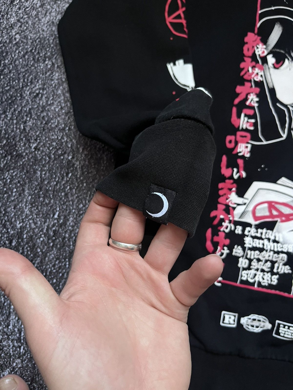 Japanese Brand Killstar You Are Doomed Anima Vintage Hoodie Y2K Black SZ S Size US S / EU 44-46 / 1 - 6 Thumbnail