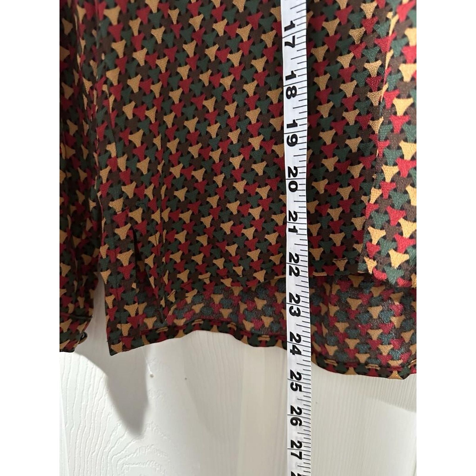 Gianni Valentino Gianni Geometrical Women's 100% RAYON Size 2 Vintage A003306 Size XS / US 0-2 / IT 36-38 - 5 Thumbnail
