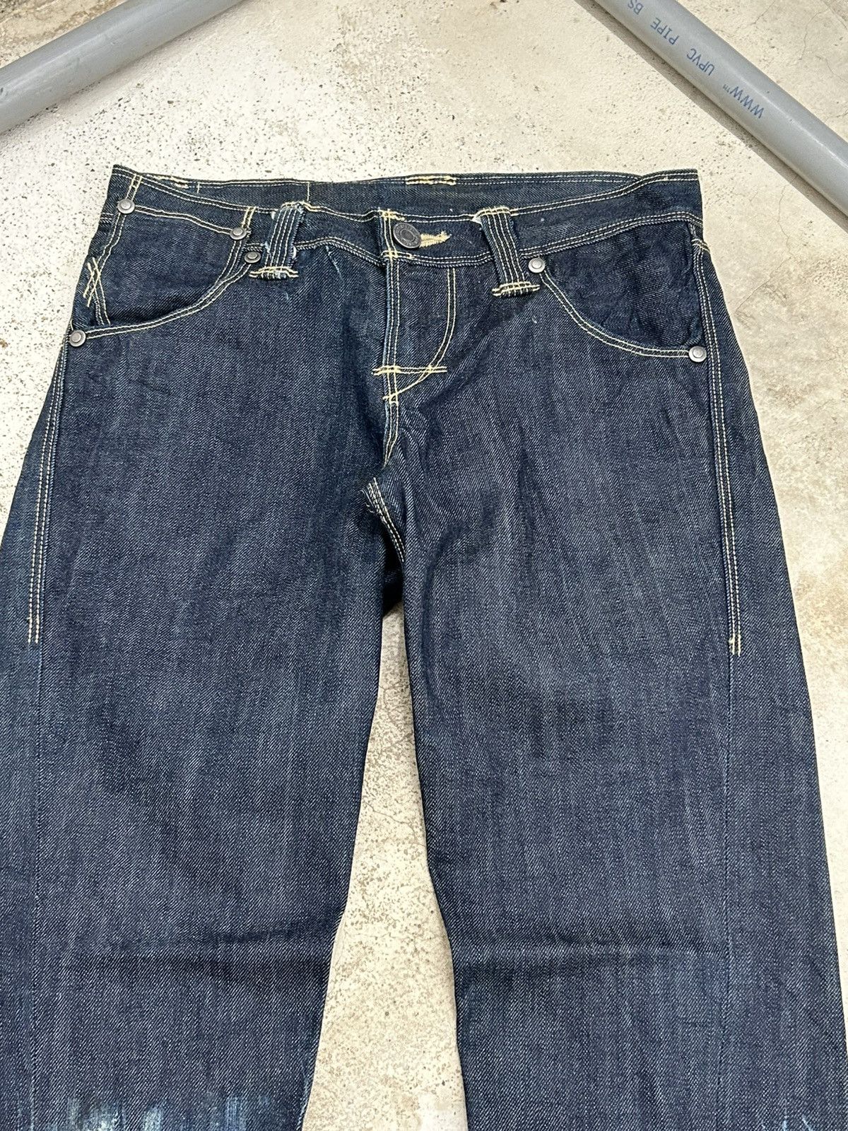Levi's 90s Levis Engineered Jeans Ripped Jeans Indigo Colour Size US 29 - 6 Thumbnail