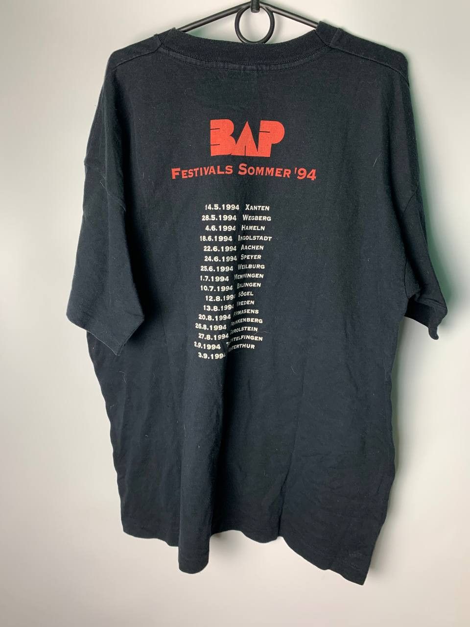 Band Tees Vintage 90s BAP Tour Shirt, Size: XL, Made In USA Size US XL / EU 56 / 4 - 2 Thumbnail