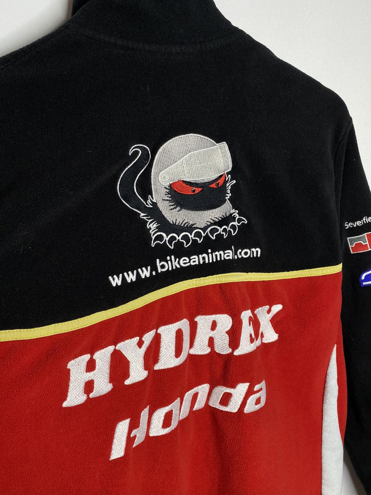 🔥 Honda HYDREX Biker Full Zip Fleece Jacket F1 Team 🔥