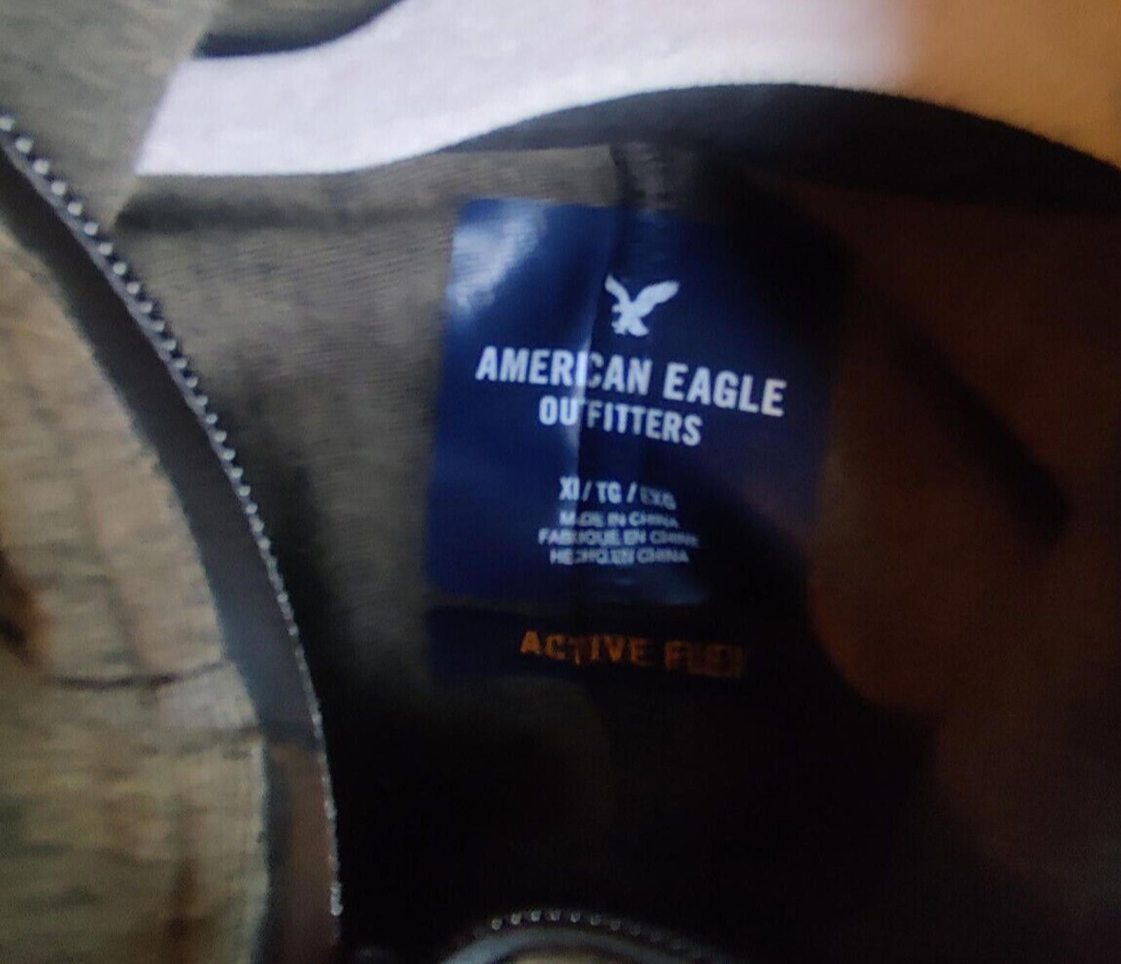 American Eagle Outfitters American Eagle Outfitters Men's Size XL Olive Green Zip Up H Size US XL / EU 56 / 4 - 4 Thumbnail