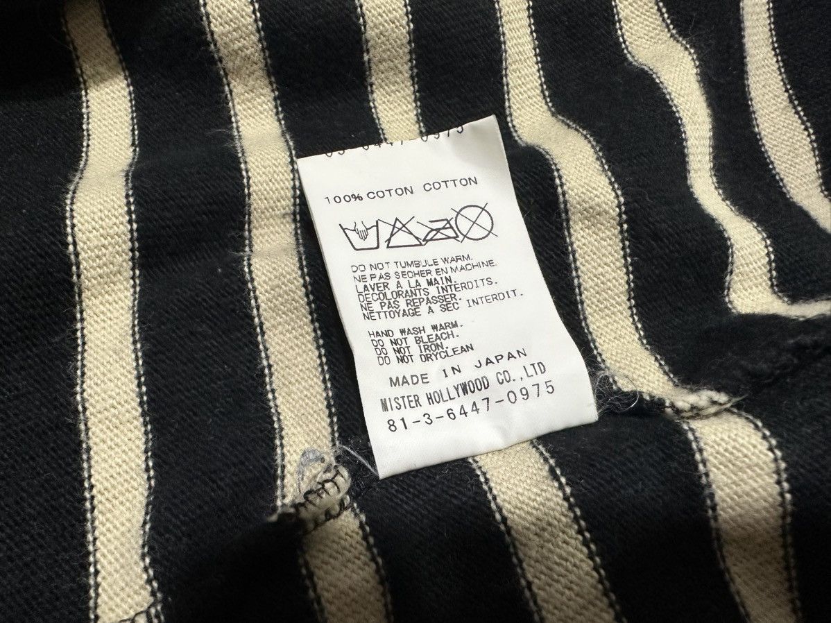 Japanese Brand 🔥Rare Vintage N.Hollywood Striped Long Sleeve Shirt Size US M / EU 48-50 / 2 - 10 Thumbnail