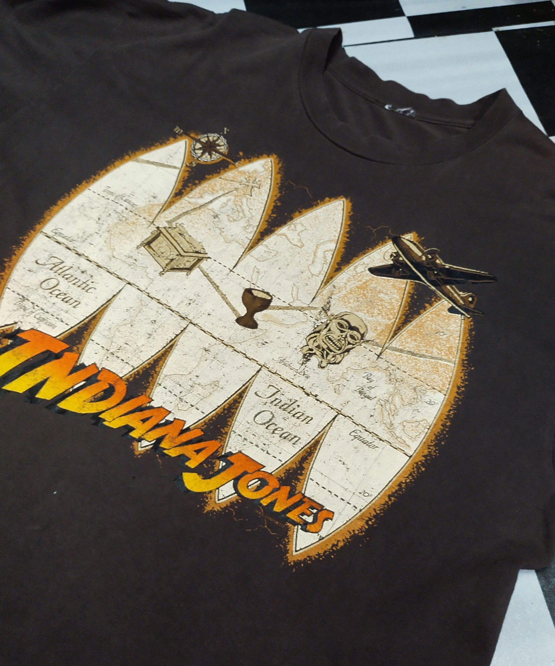 Other RARE X VINTAGE X MOVIE INDIANA JONES 90s TEE Size US XL / EU 56 / 4 - 7 Thumbnail